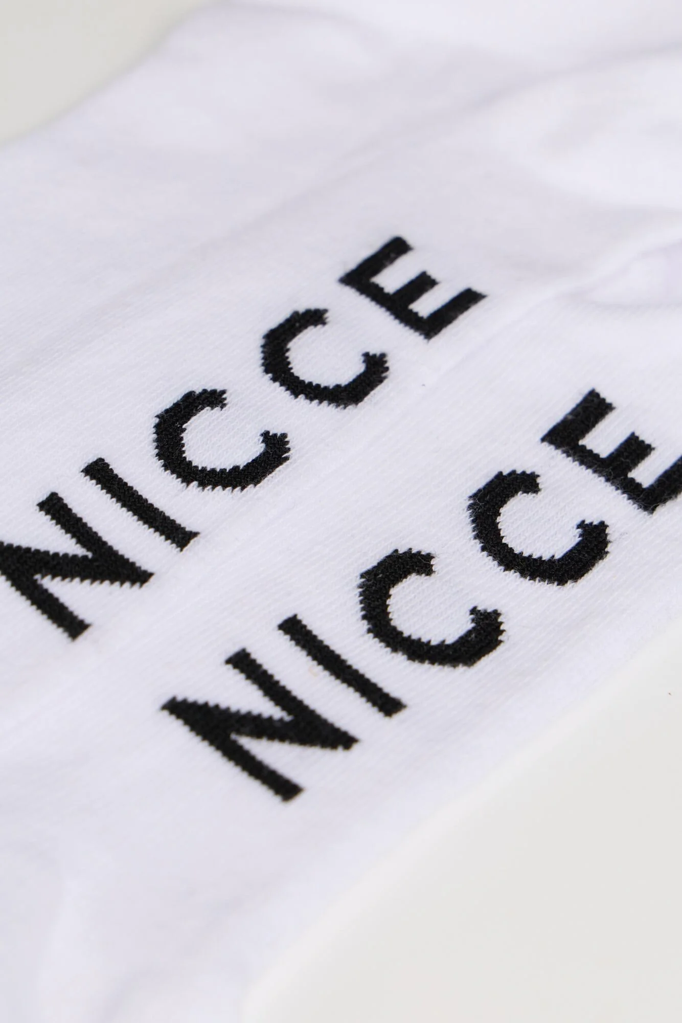 NICCE Mens 5 Pack Trainer-Liner Annis Socks | WHITE - Image 3