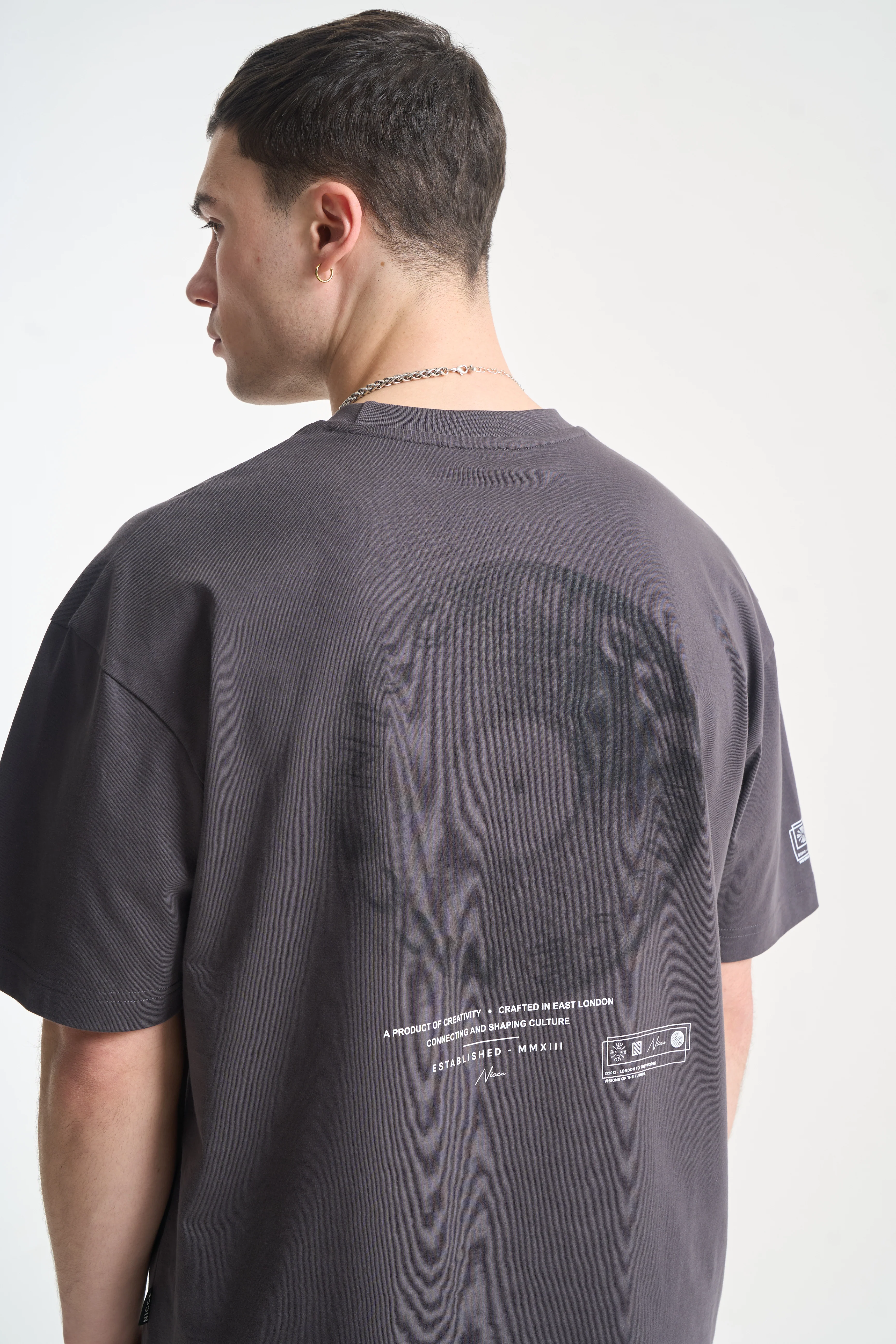 NICCE Mens Ambit T-Shirt | Coal