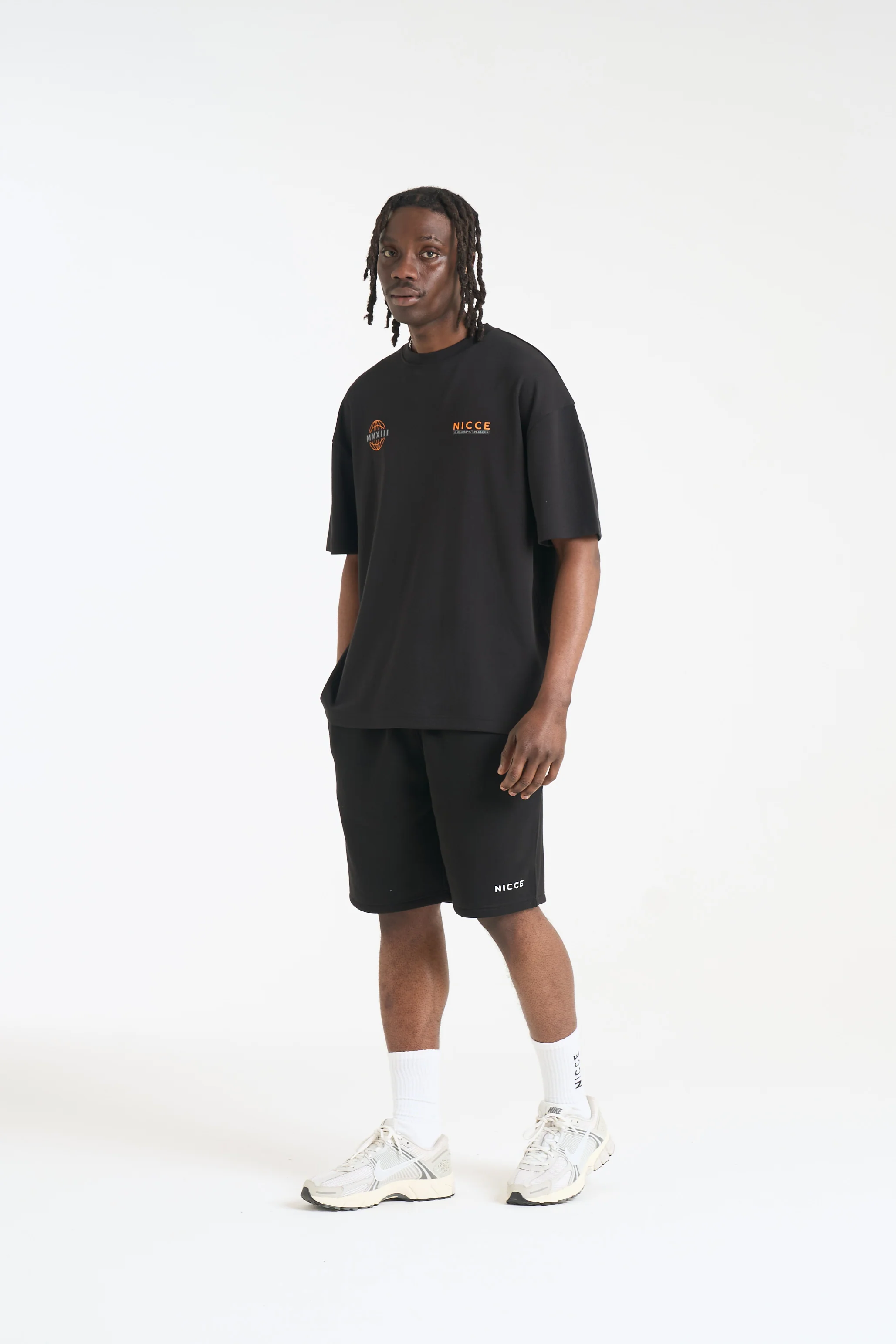NICCE Mens Avensi Shorts | Black - Image 5