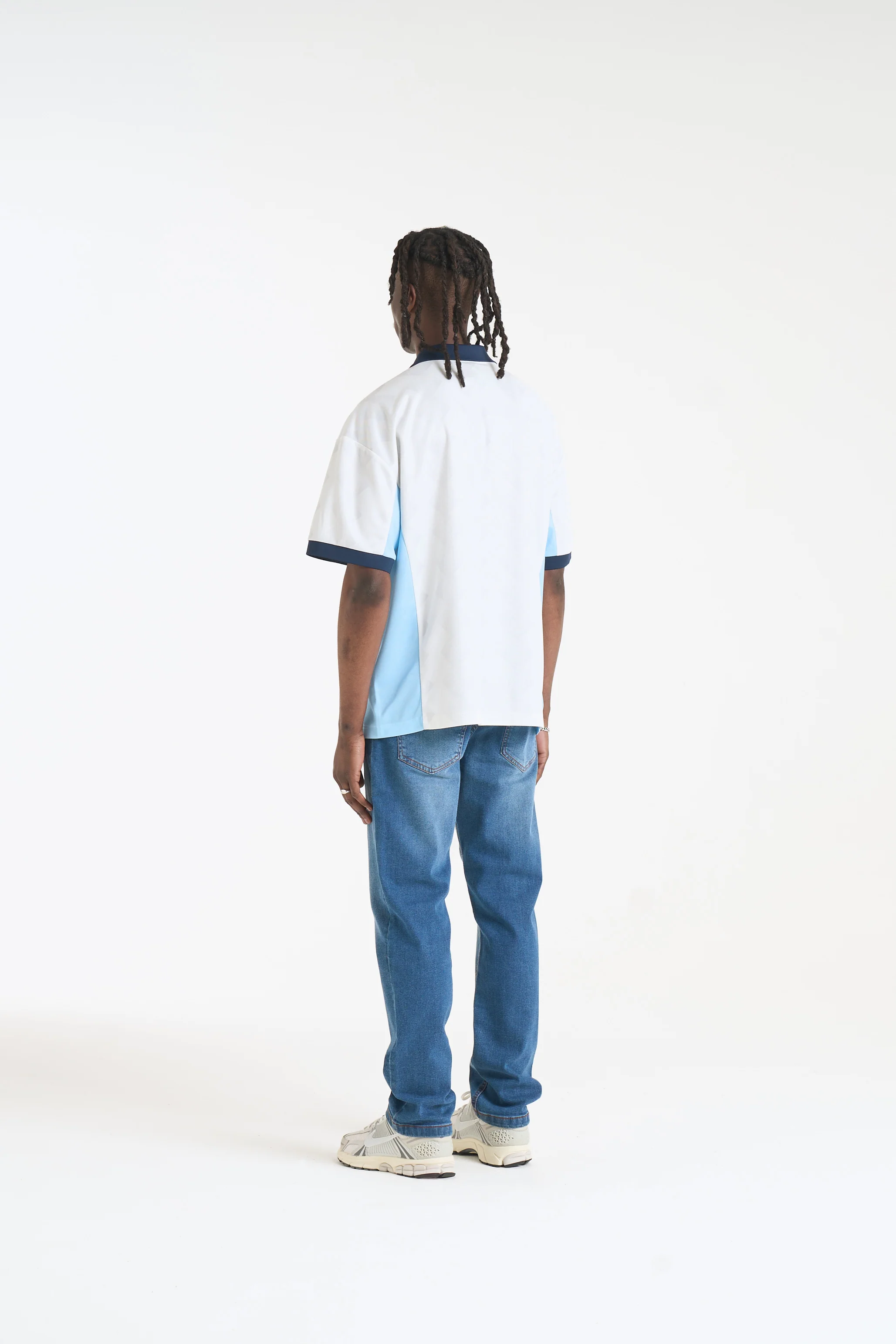 NICCE Mens Billete Football Shirt | White - Image 4