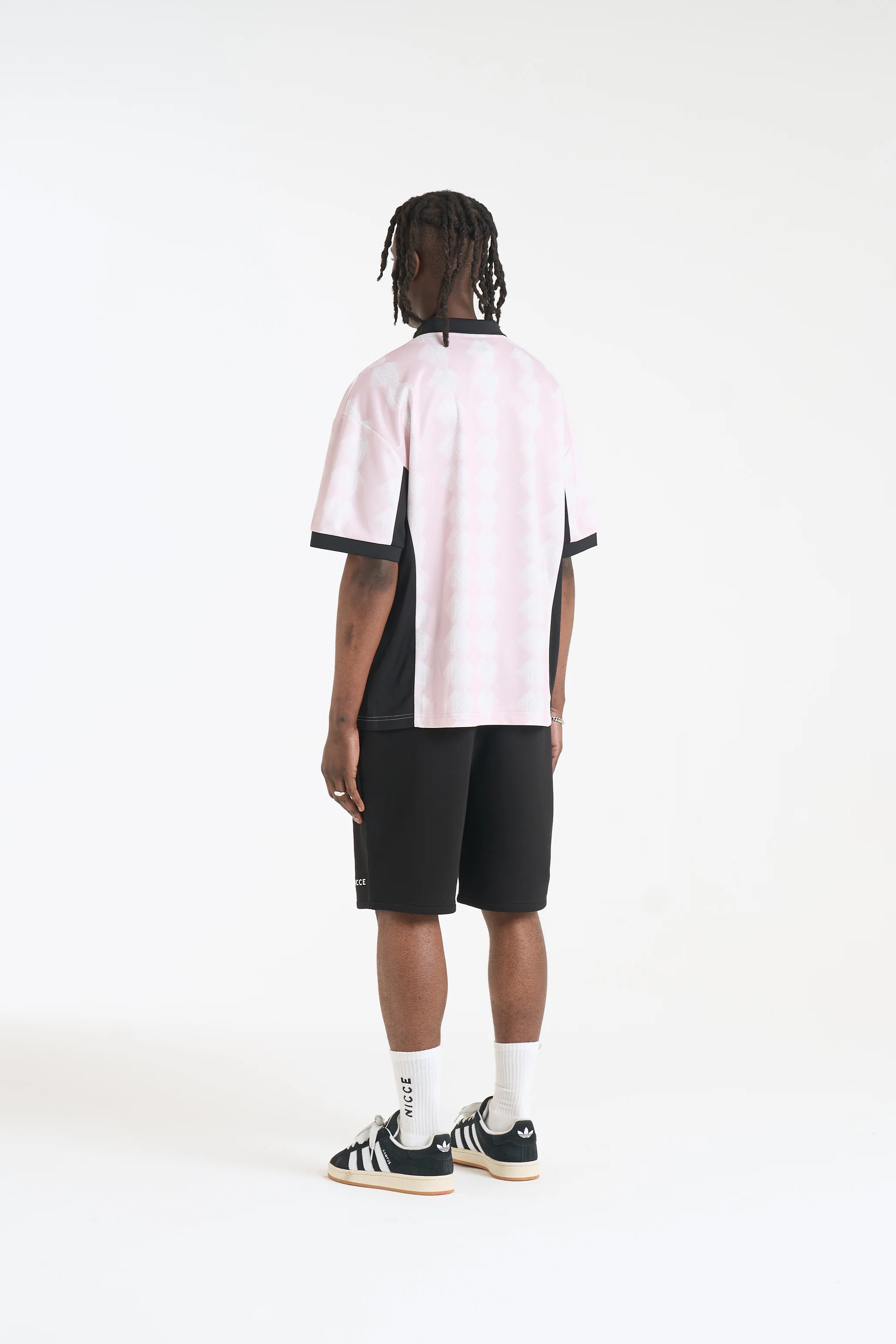 NICCE Mens Billete Football Shirt | Pink - Image 3