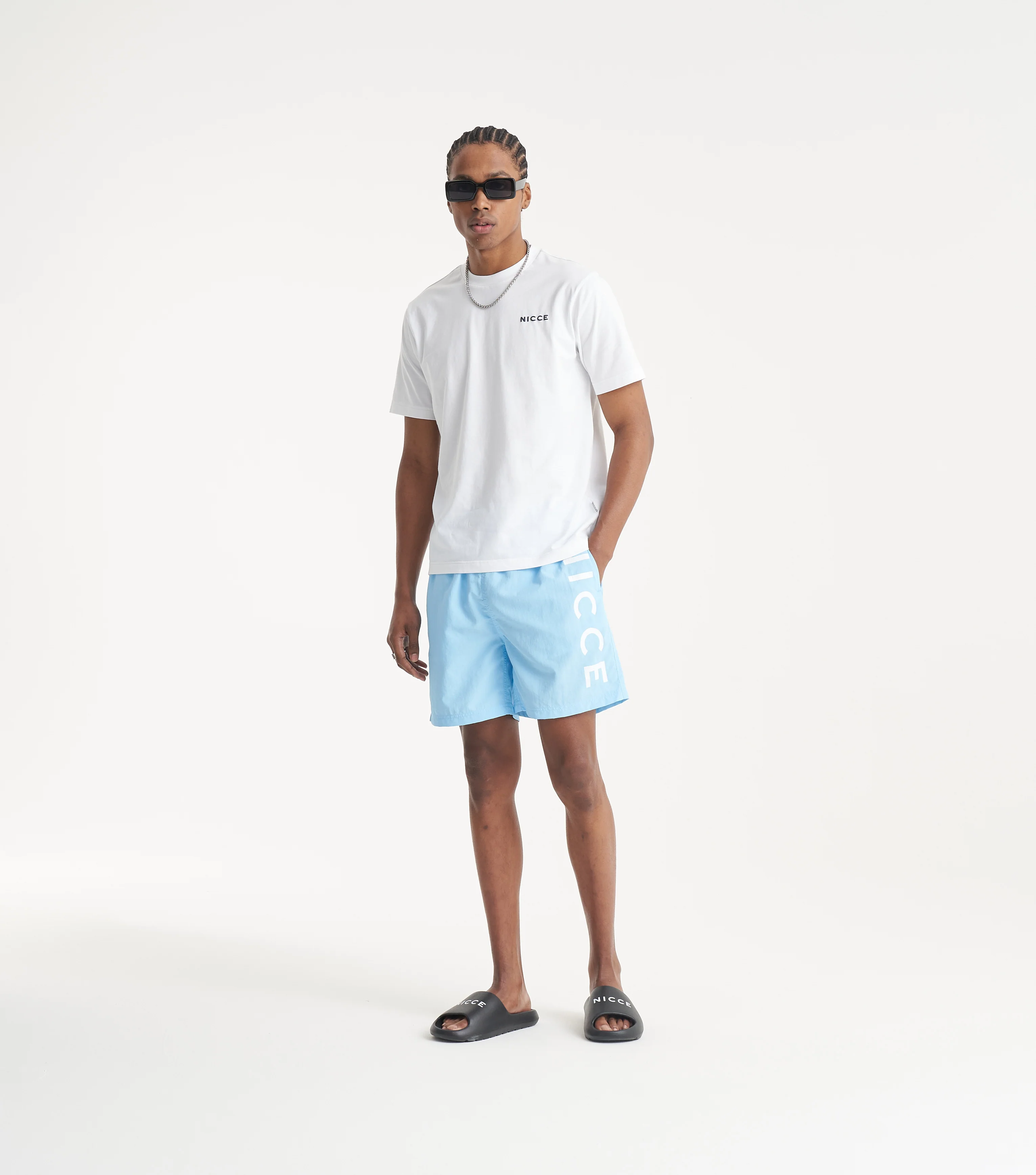 NICCE Mens Bonham Swimshorts | Blue - Image 3