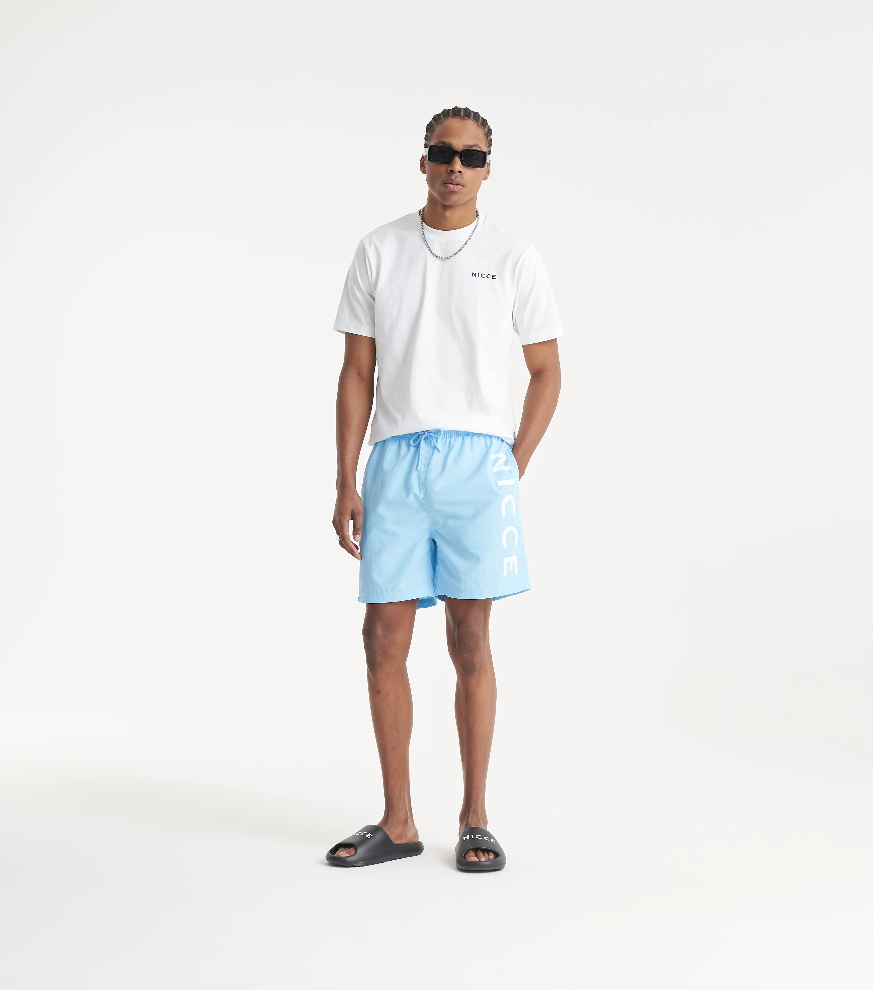 NICCE Mens Bonham Swimshorts | Blue - Image 4