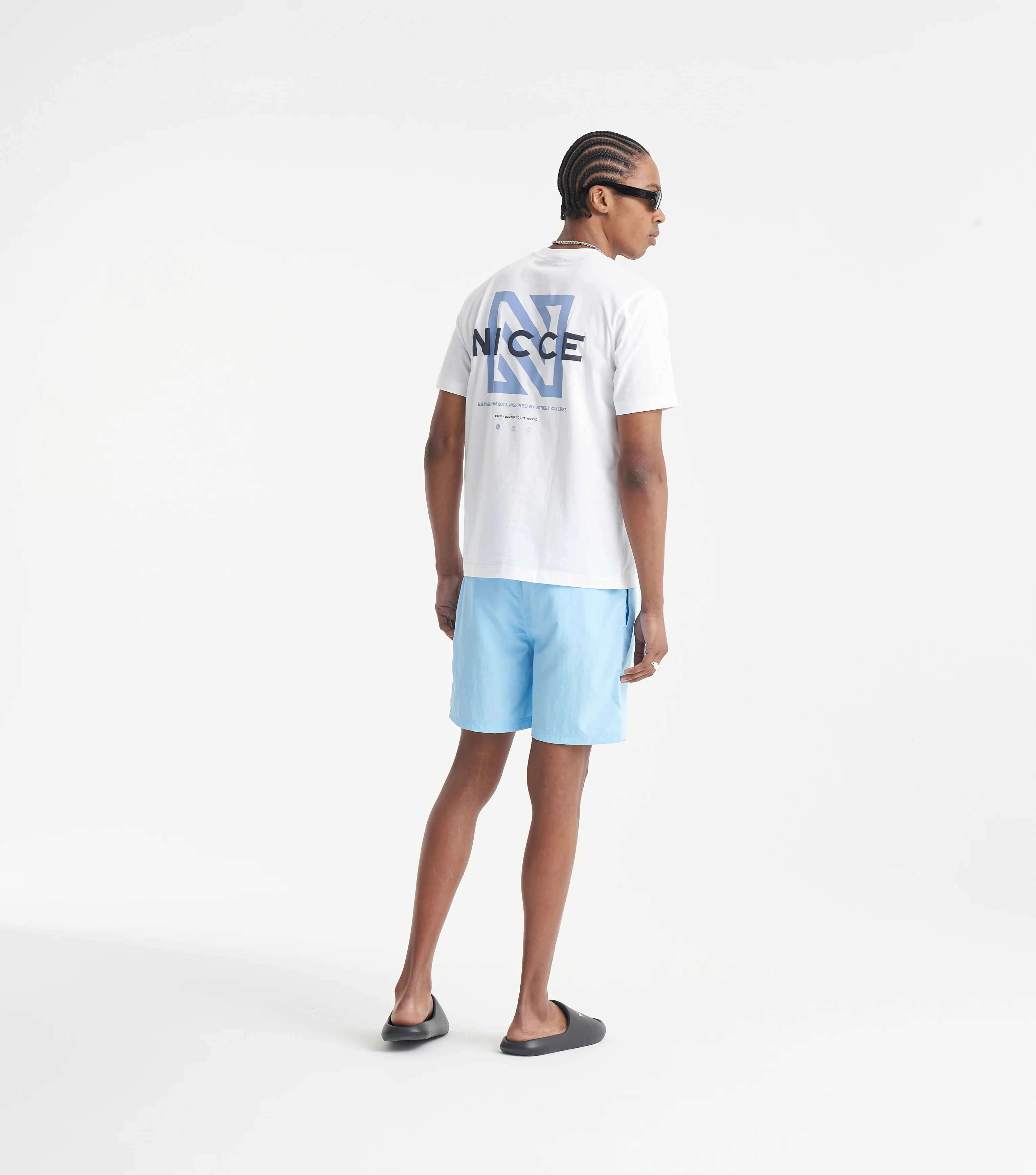 NICCE Mens Bonham Swimshorts | Blue - Image 6