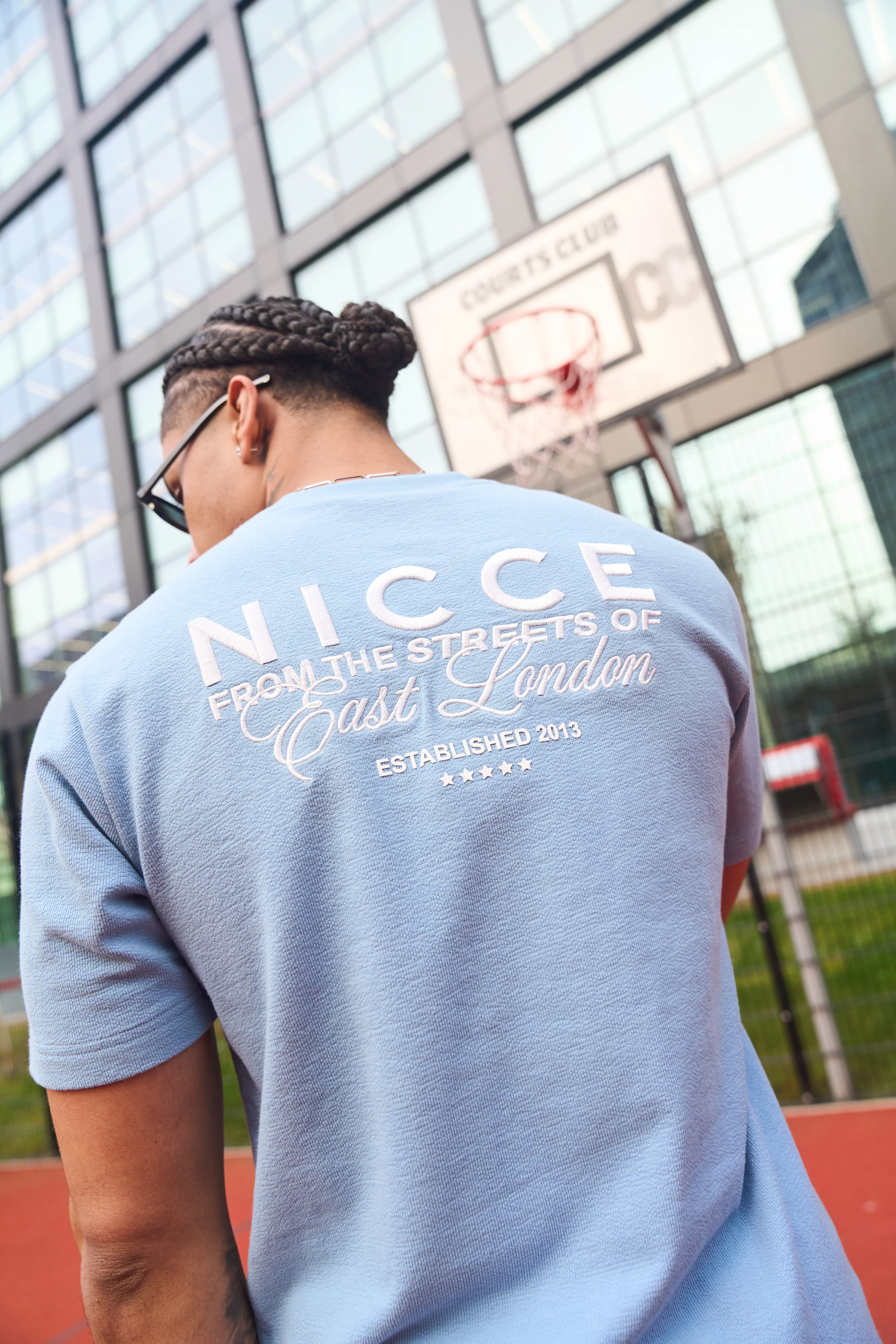 NICCE Mens Cera T-Shirt | Allure Blue