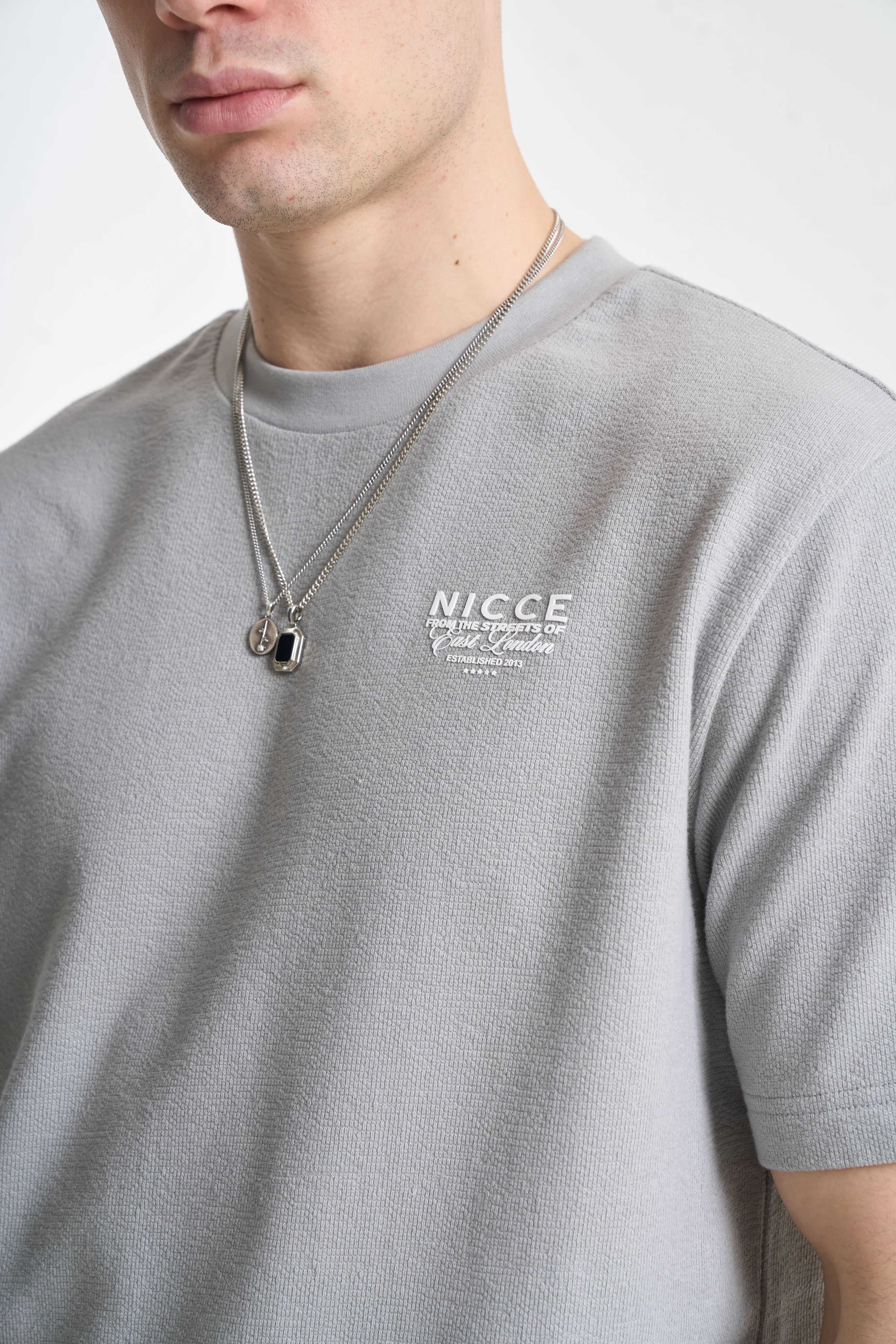 NICCE Mens Cera T-Shirt | Circular Grey - Image 6