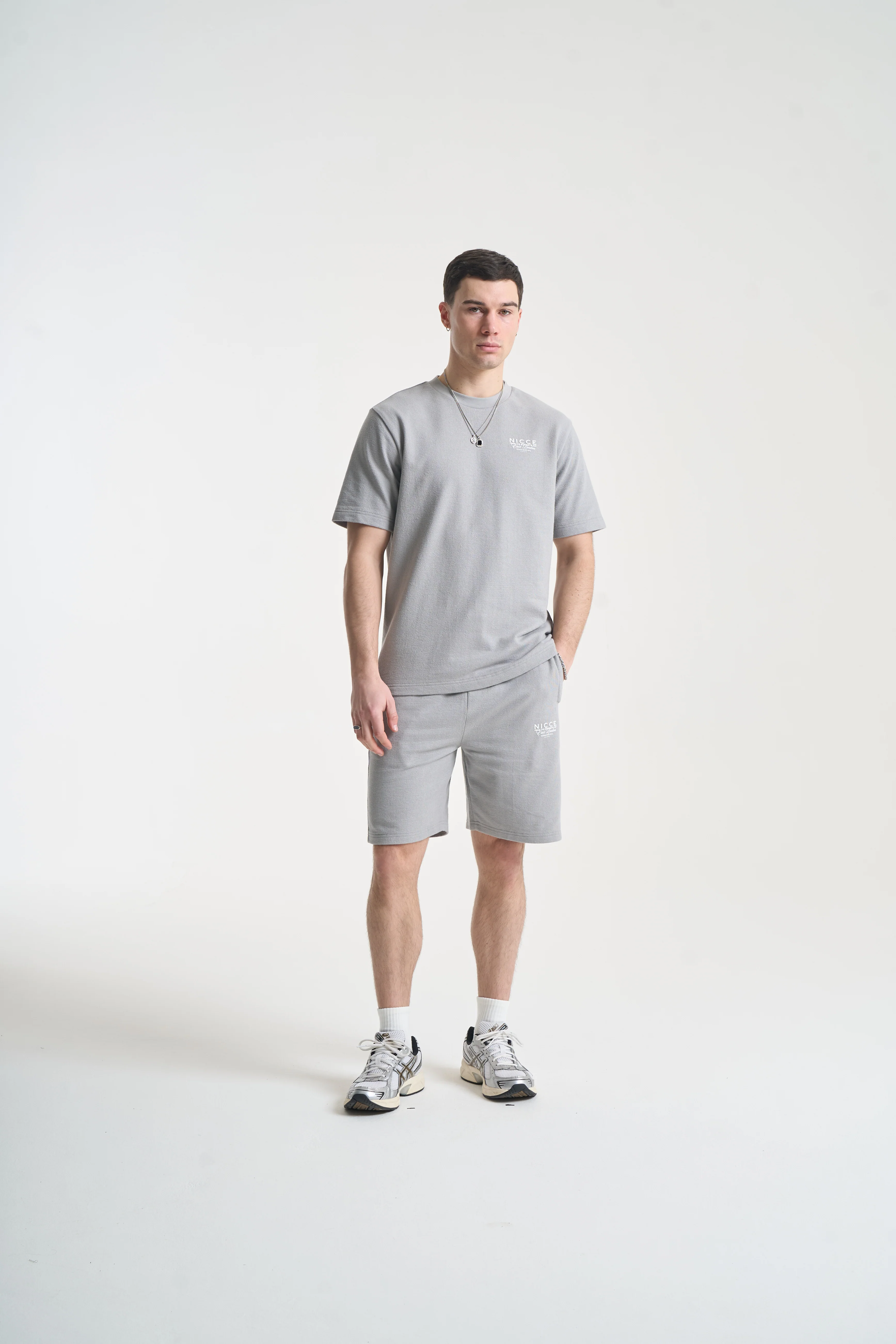 NICCE Mens Cera T-Shirt | Circular Grey - Image 7