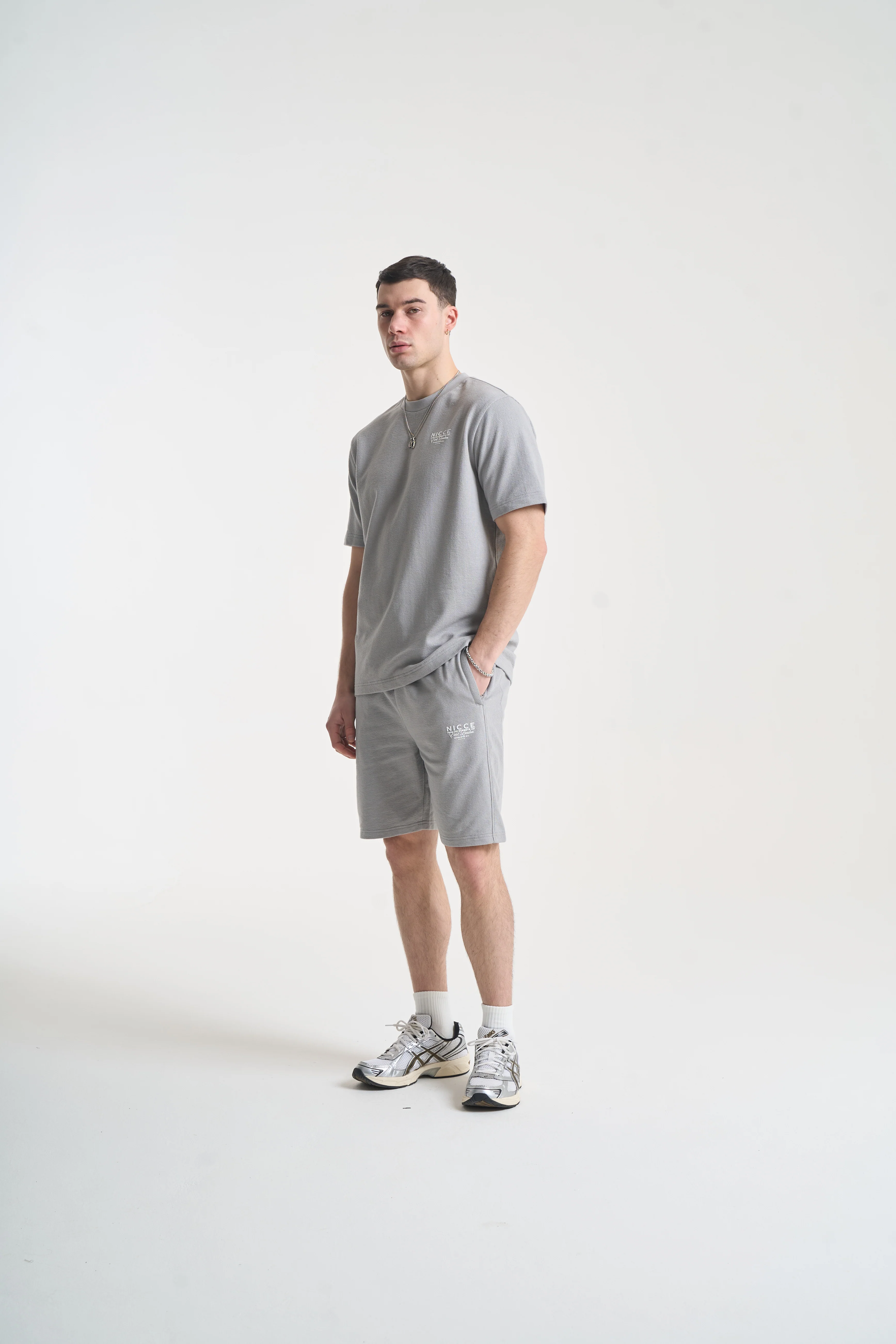 NICCE Mens Cera T-Shirt | Circular Grey - Image 8