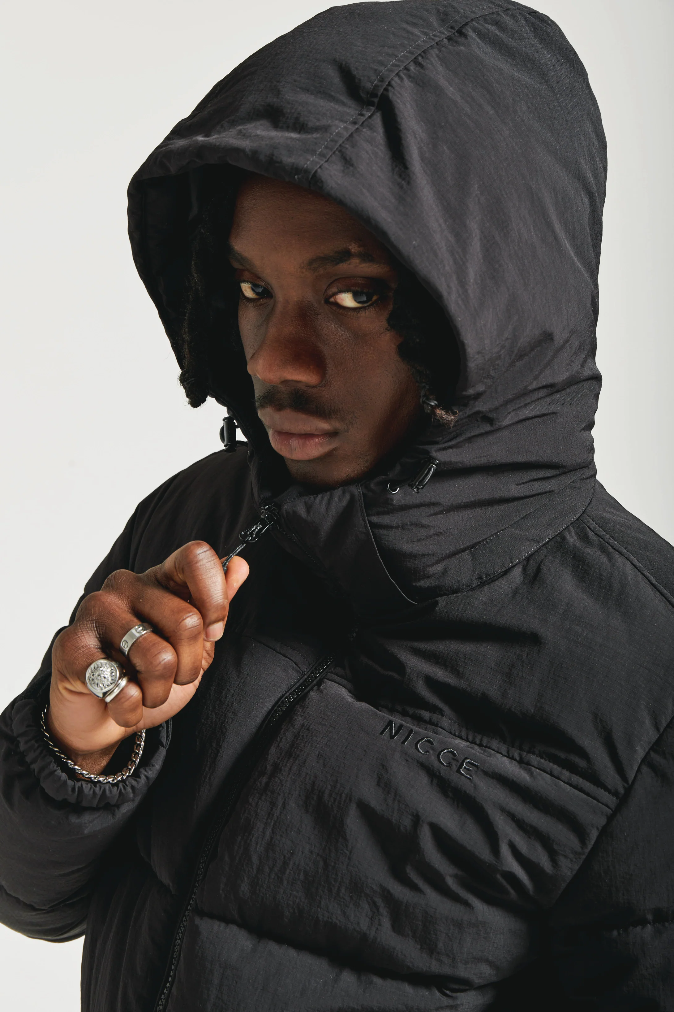 NICCE Mens Clusion Jacket | Black - Image 3