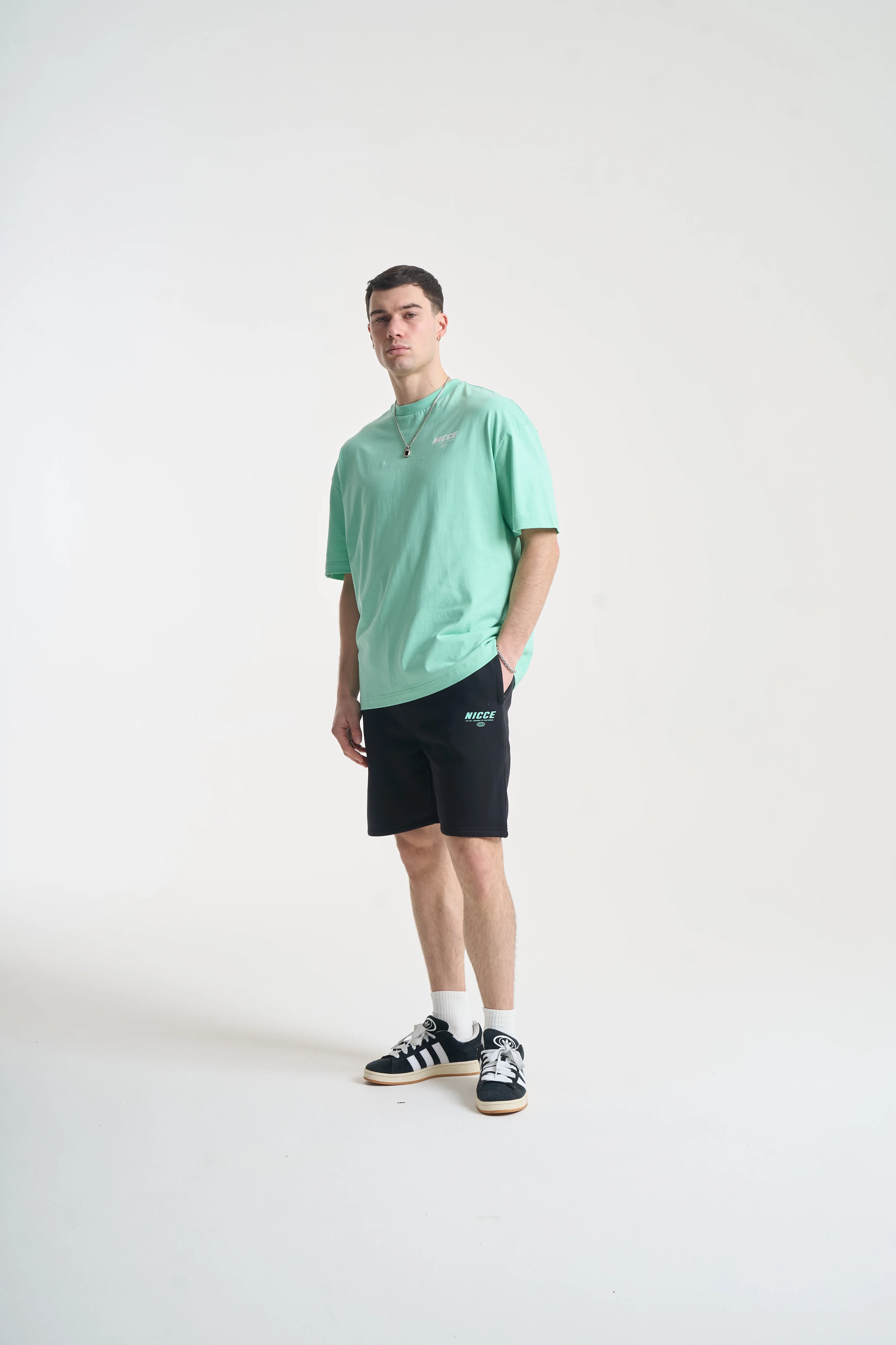 NICCE Mens Comet Shorts | Black - Image 3