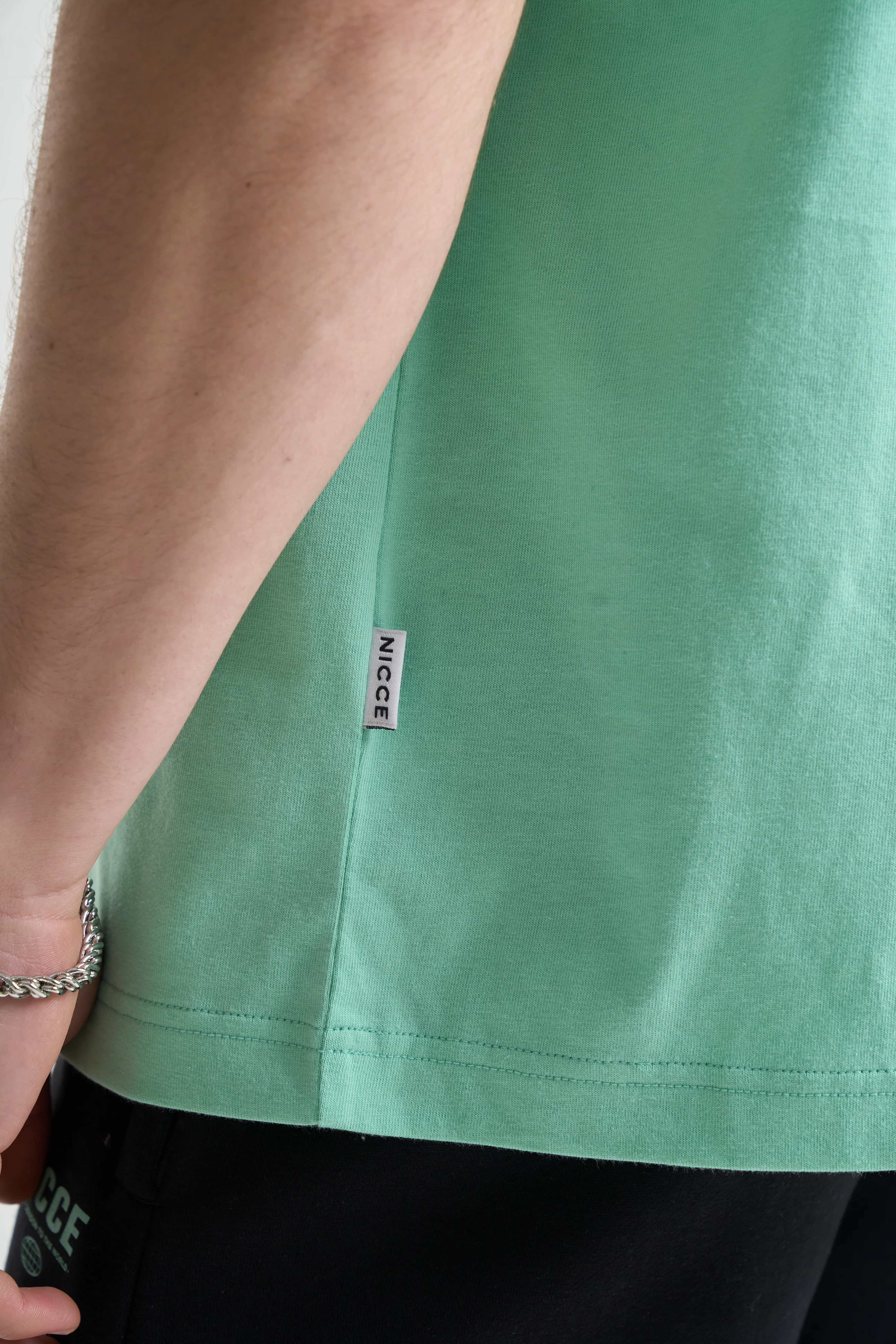 NICCE Mens Comet T-Shirt & Shorts Set | Mint - Image 10