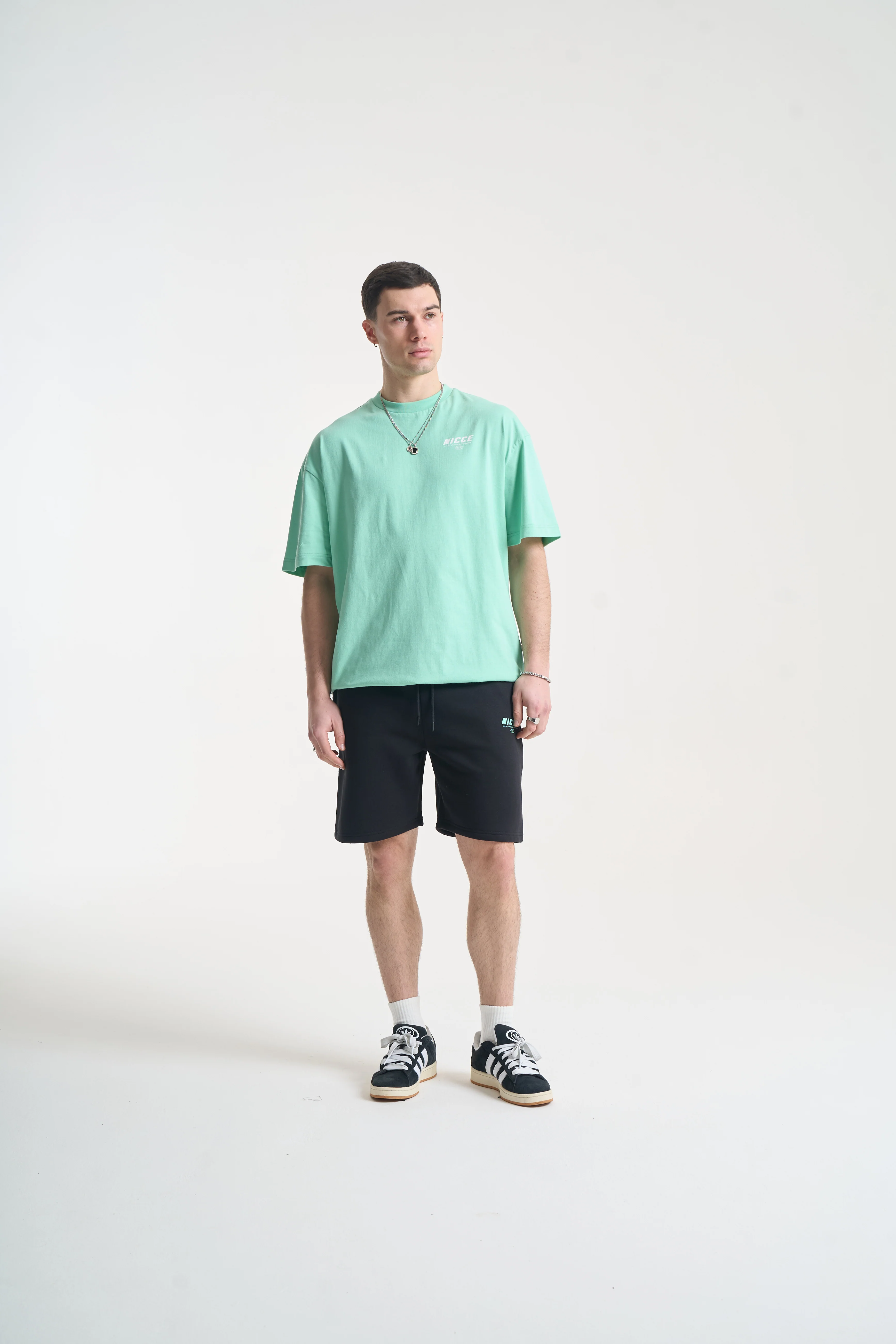 NICCE Mens Comet T-Shirt & Shorts Set | Mint - Image 11