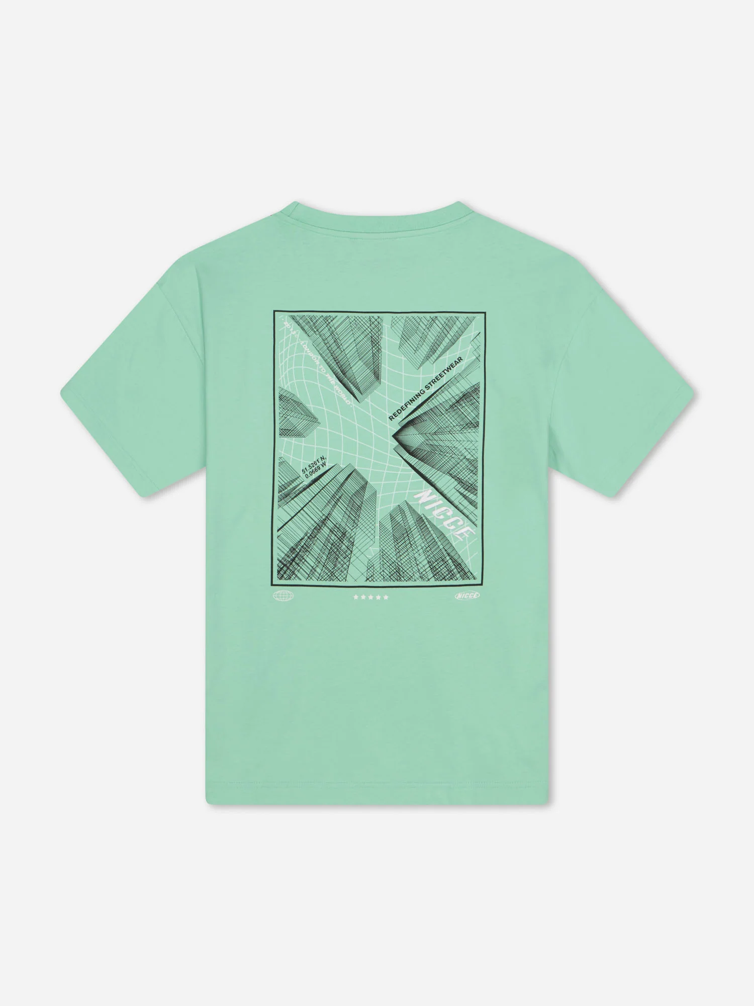 NICCE Mens Comet T-Shirt & Shorts Set | Mint - Image 14