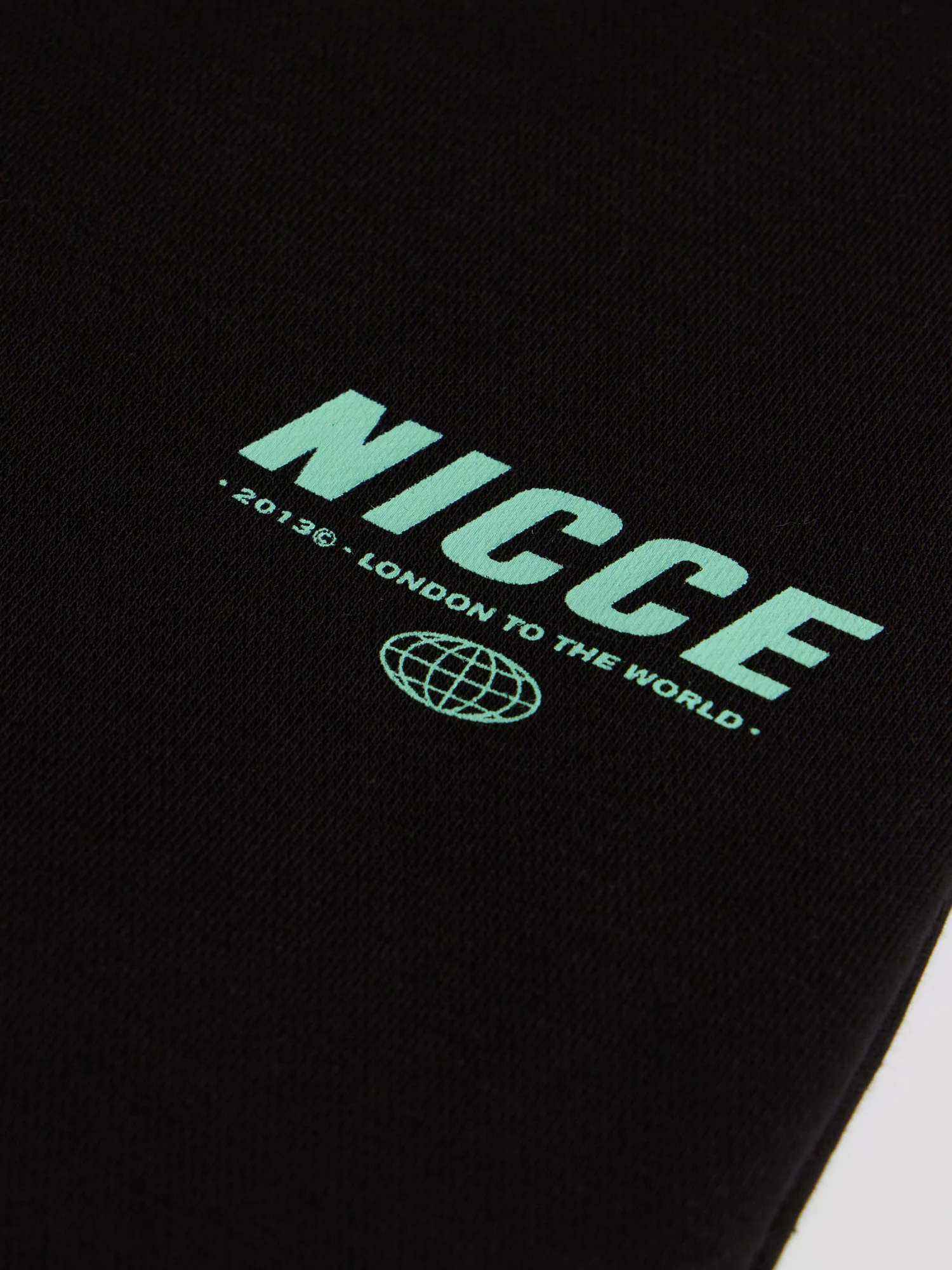 NICCE Mens Comet Sweatshirt & Shorts | Black - Image 10