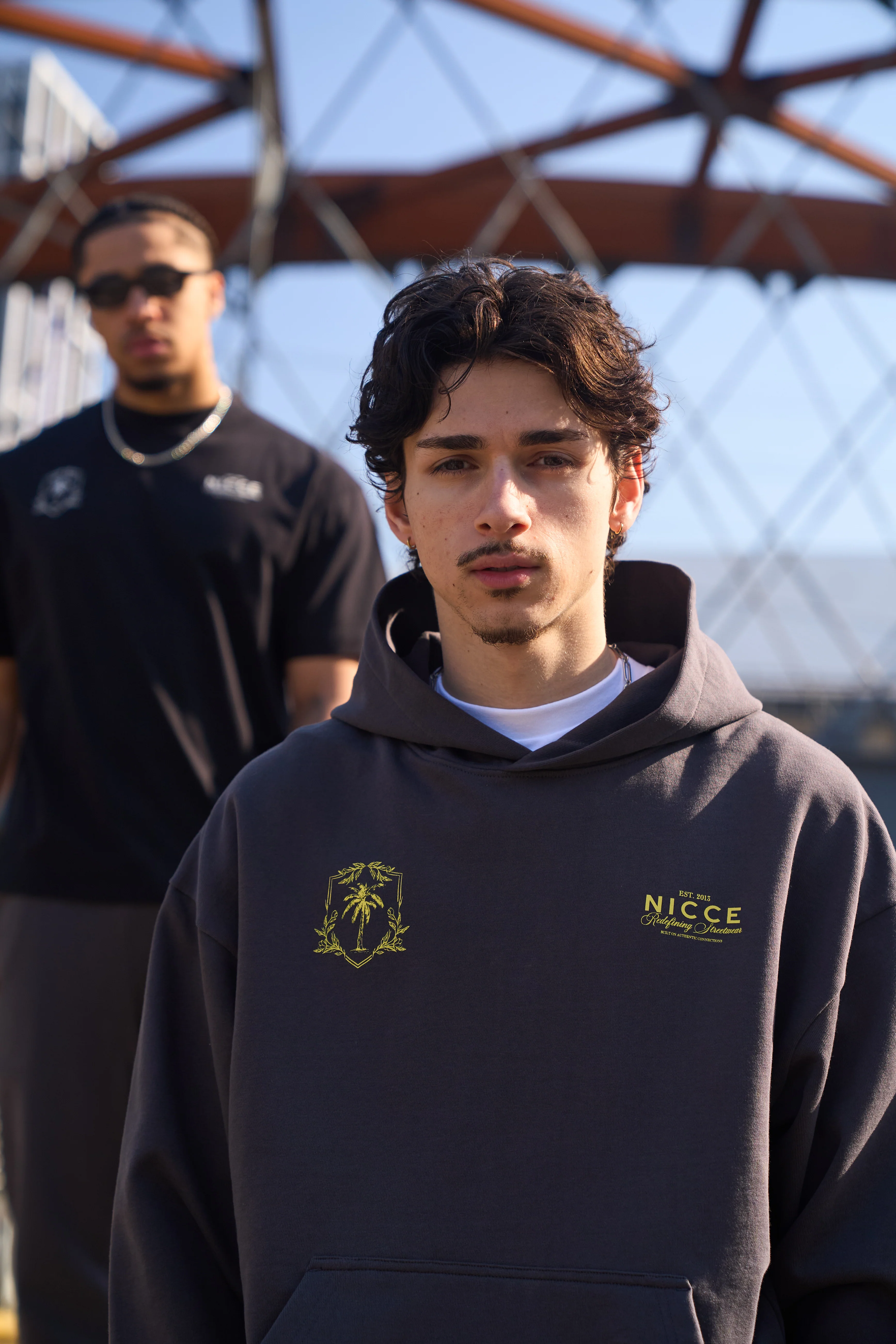 NICCE Mens Cresta Hoodie | Coal - Image 5
