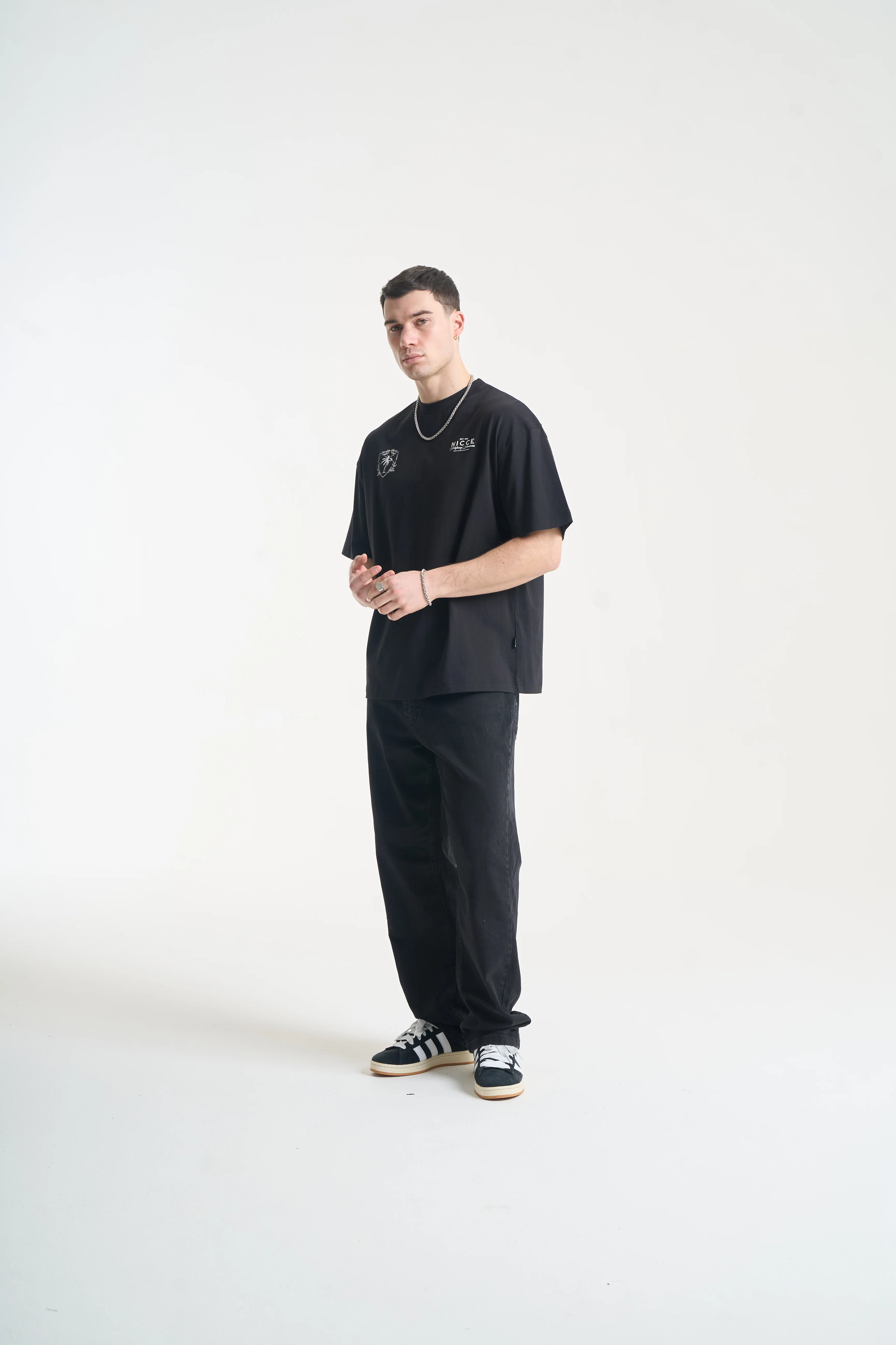NICCE Mens Cresta T-Shirt | Black - Image 12