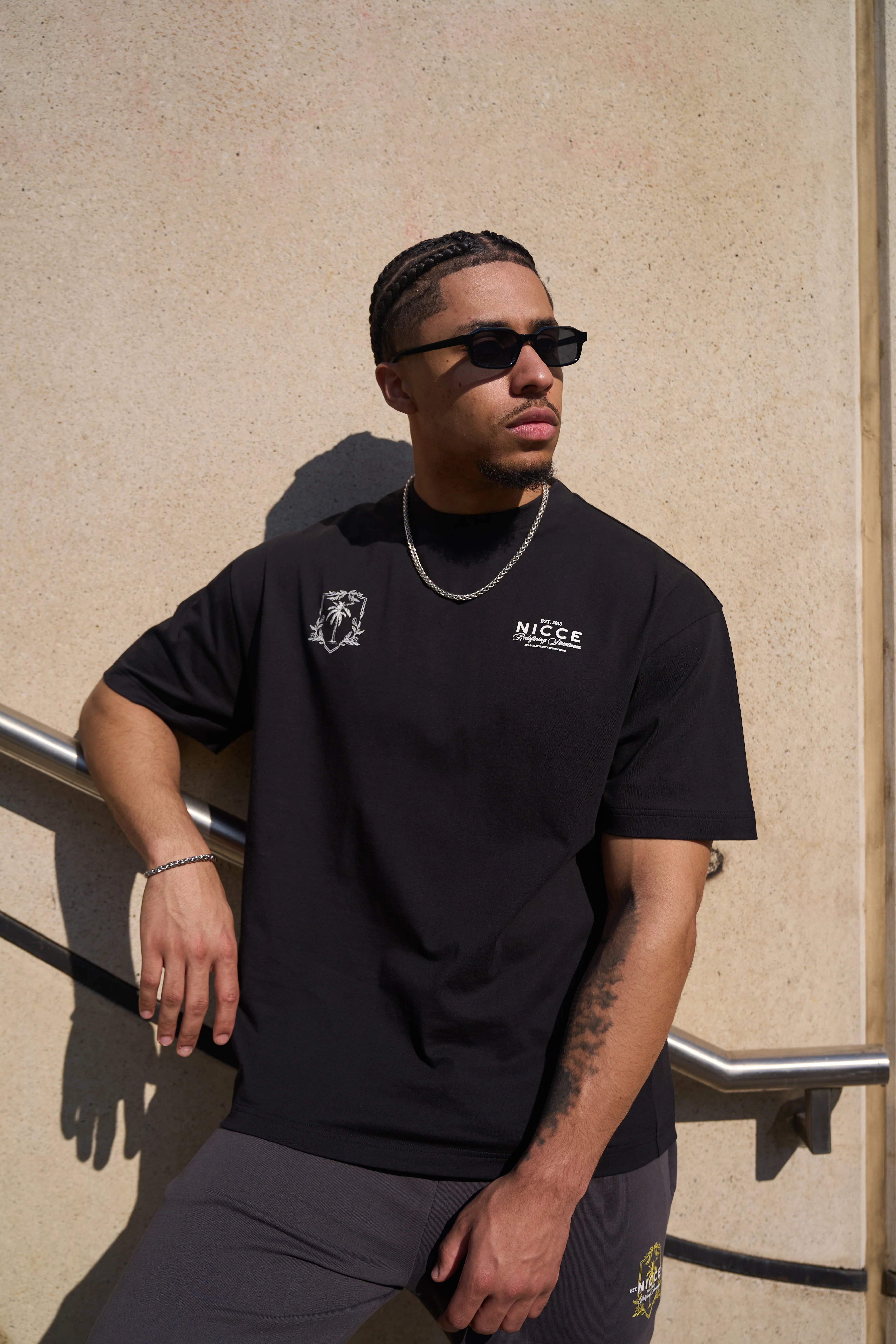 NICCE Mens Cresta T-Shirt | Black - Image 5