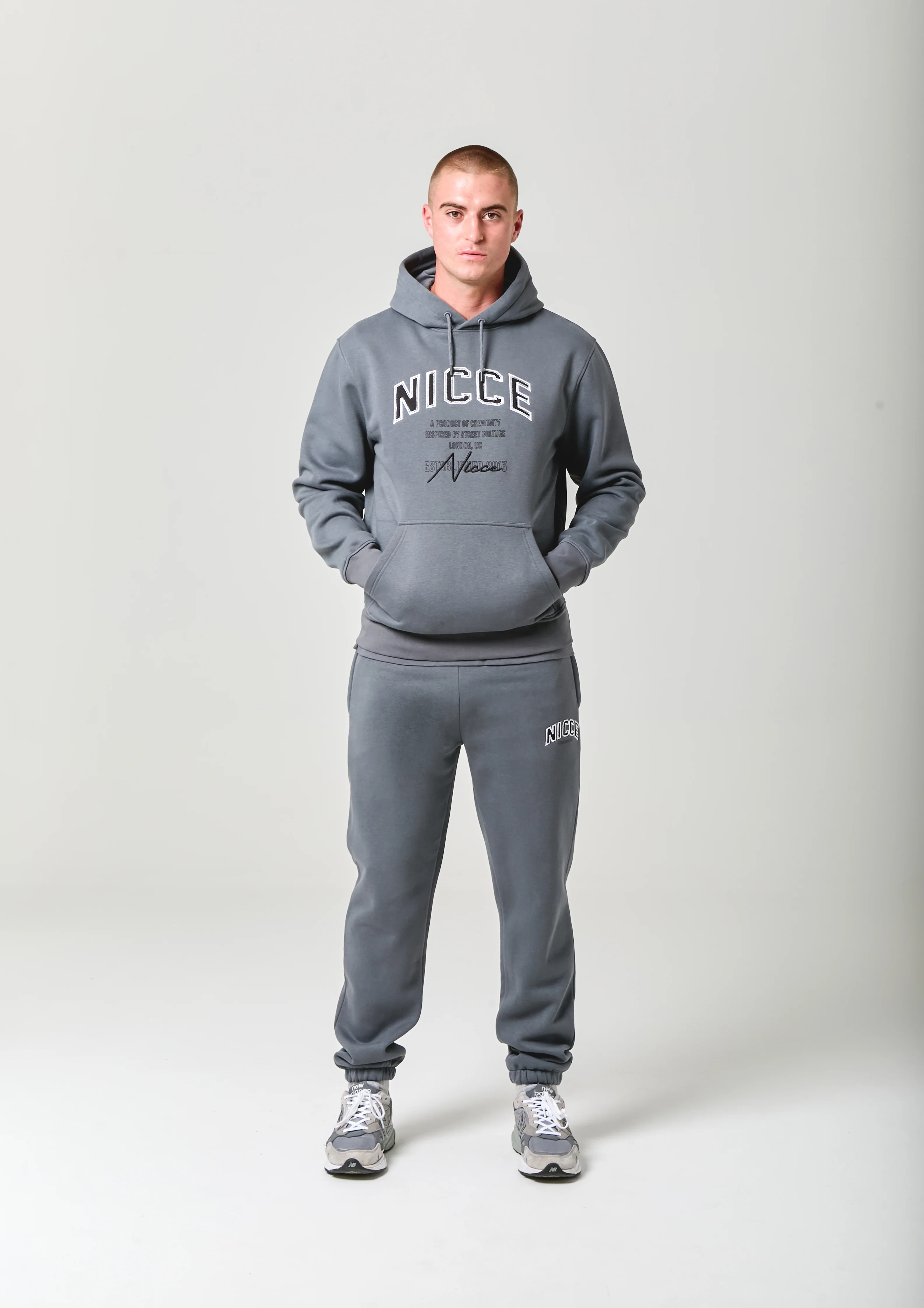 NICCE Mens Elevate Hoodie | Graphite - Image 4