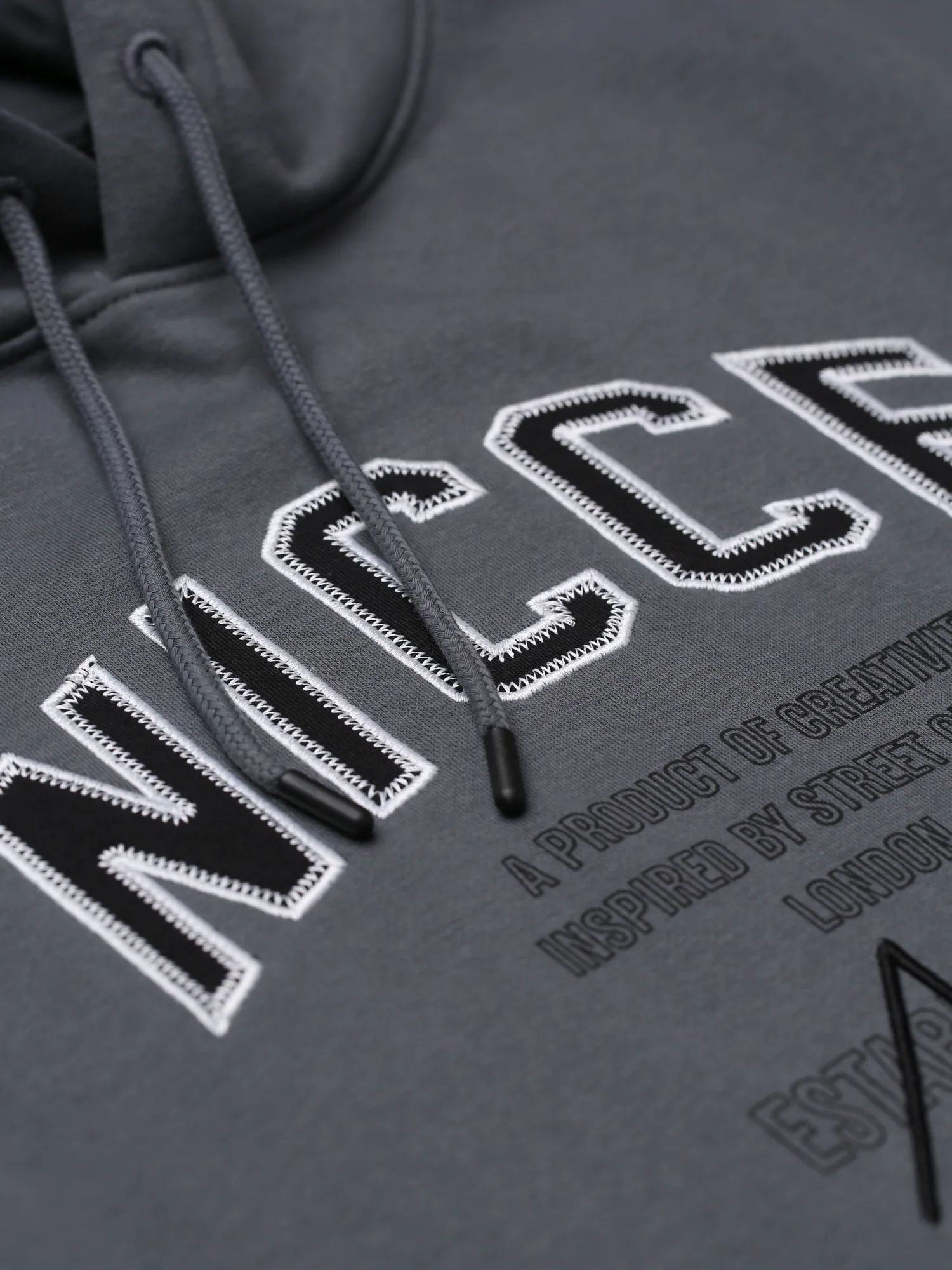 NICCE Mens Elevate Hoodie | Graphite - Image 8