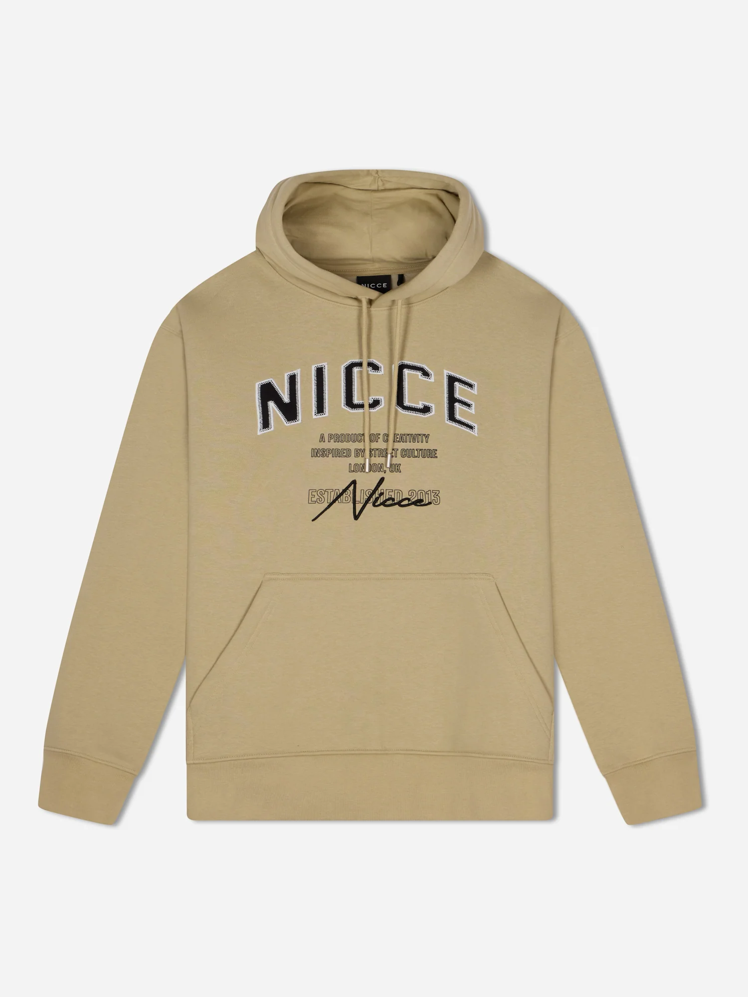 NICCE Mens Elevate Hoodie | Grey Stone - Image 7