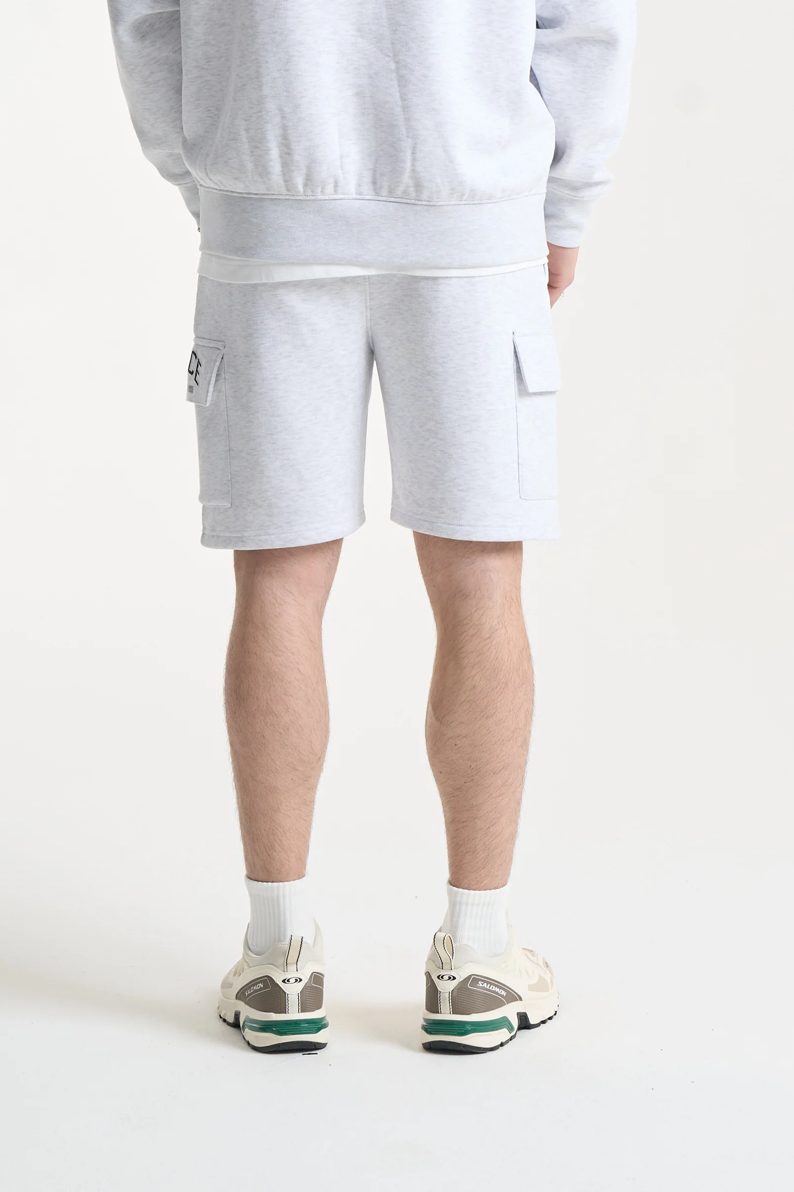 NICCE Mens Elevate Shorts | Grey Marl - Image 6