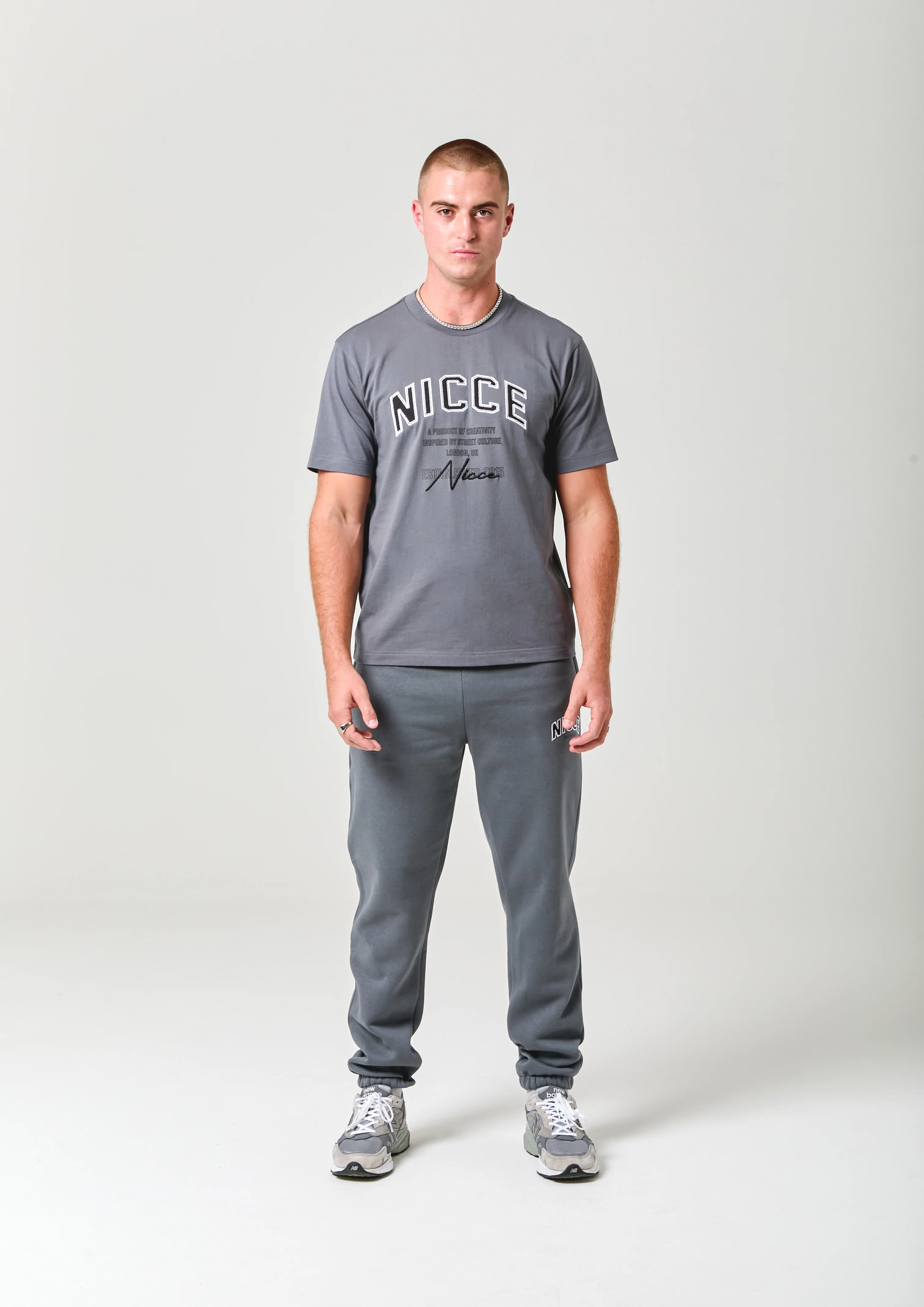 NICCE Mens Elevate T-Shirt | Graphite - Image 4
