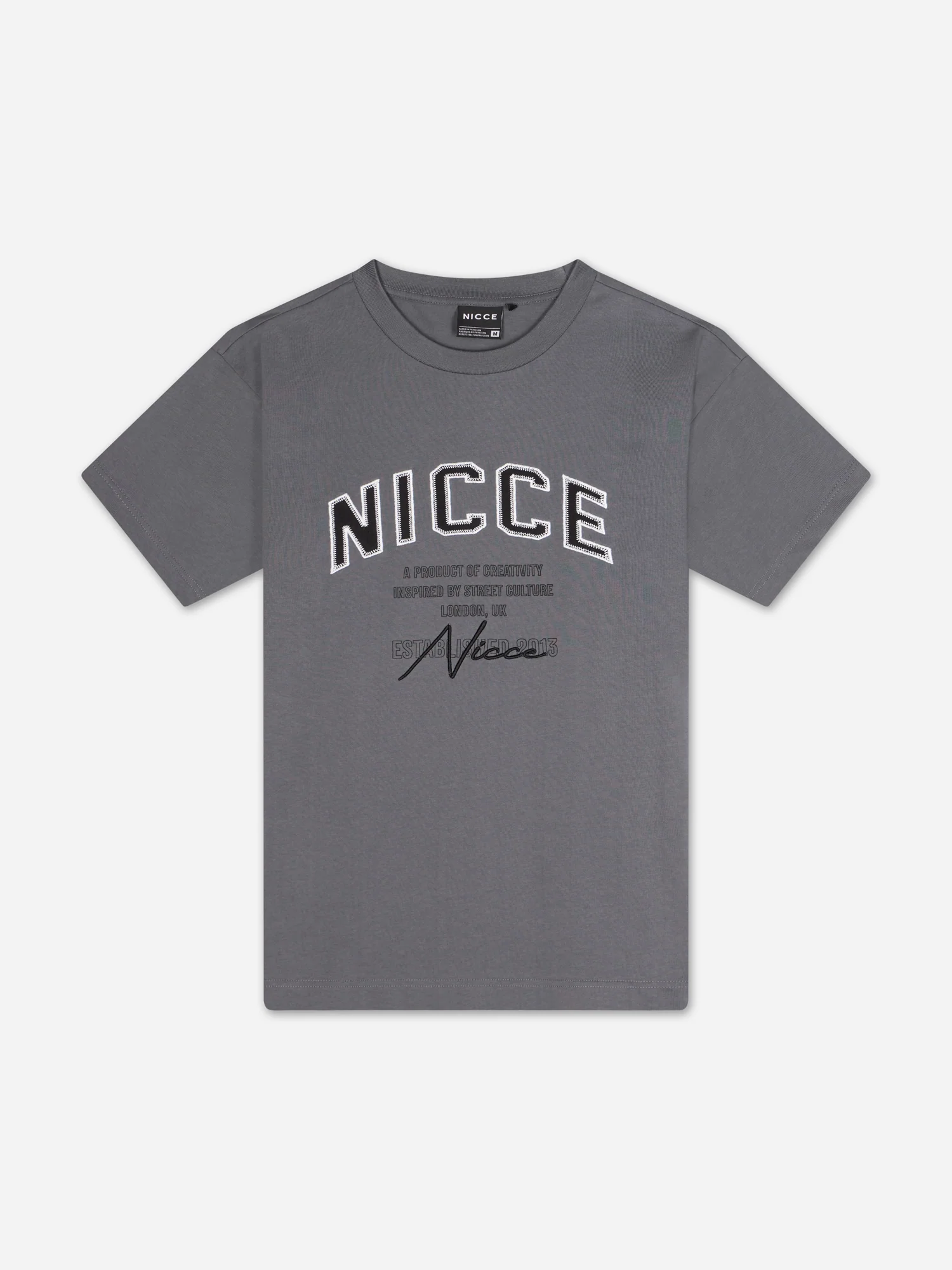NICCE Mens Elevate T-Shirt | Graphite - Image 6