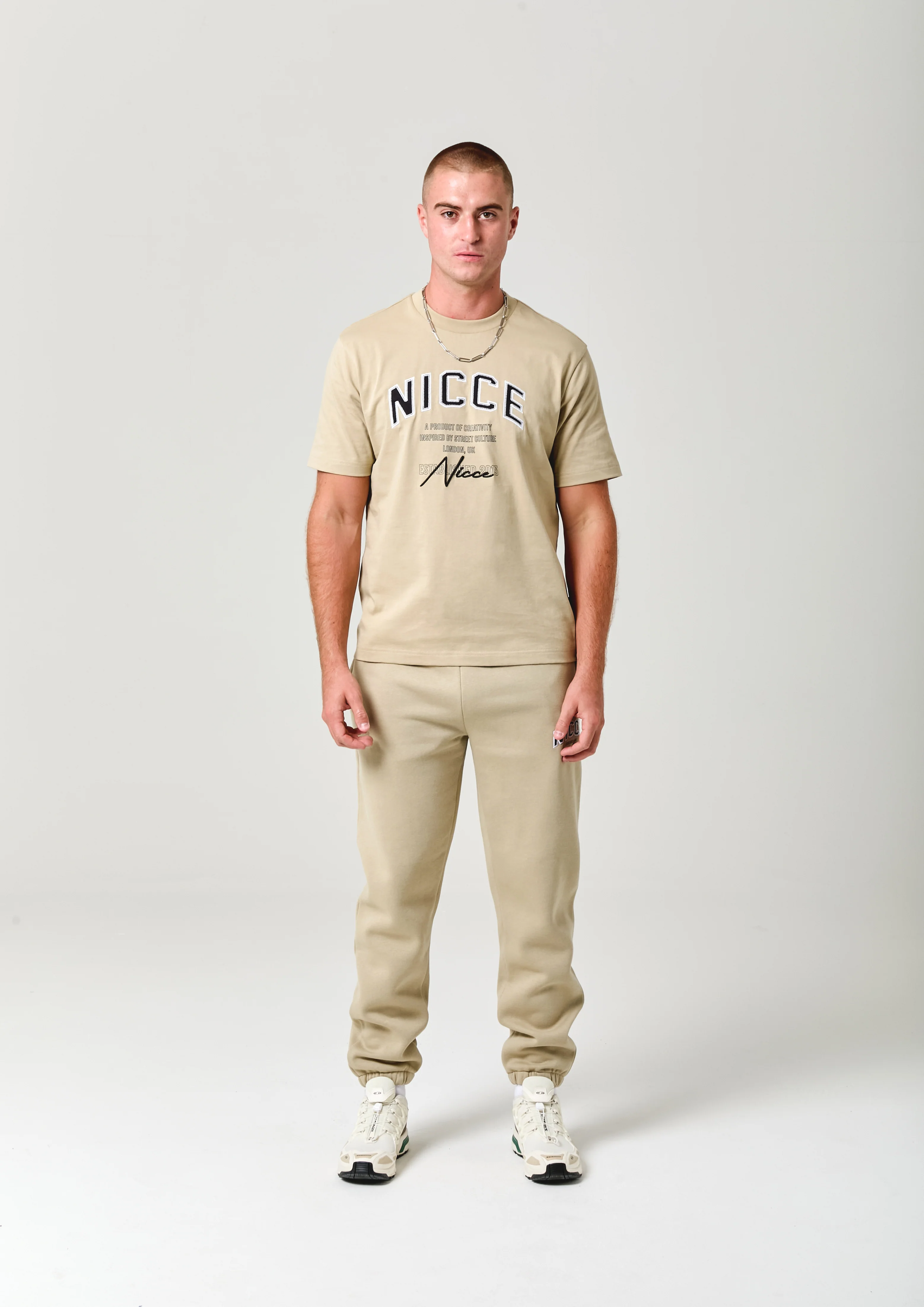 NICCE Mens Elevate T-Shirt | Grey Stone - Image 3