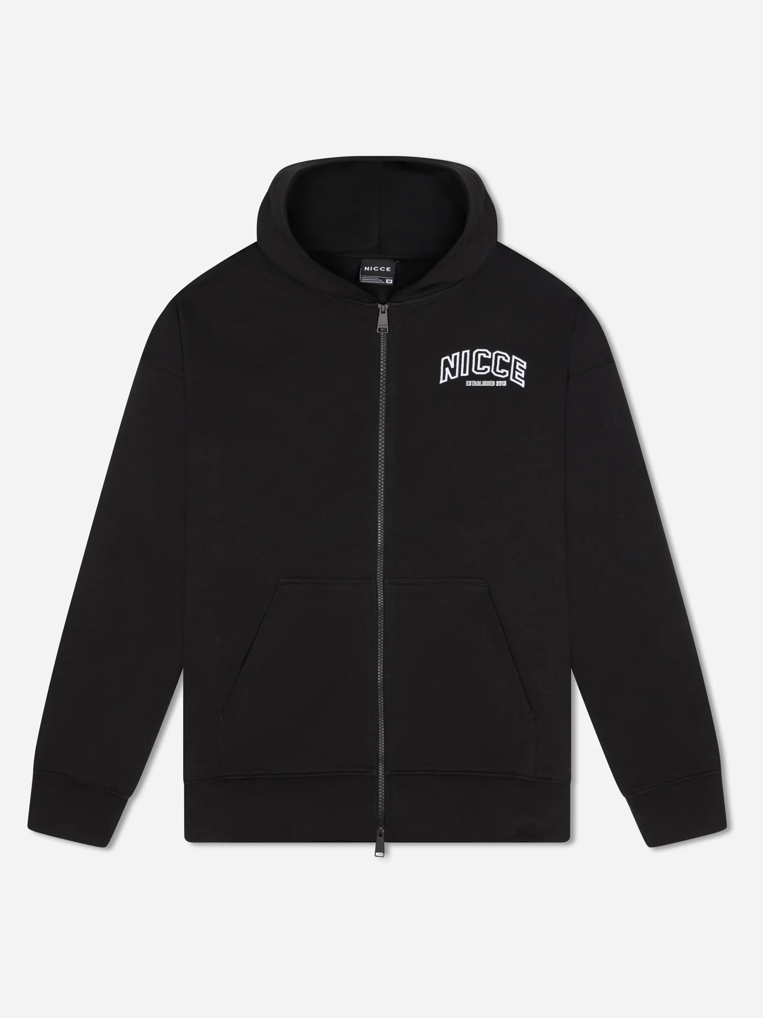 NICCE Mens Elevate Zip Thru Hoodie | Black - Image 7