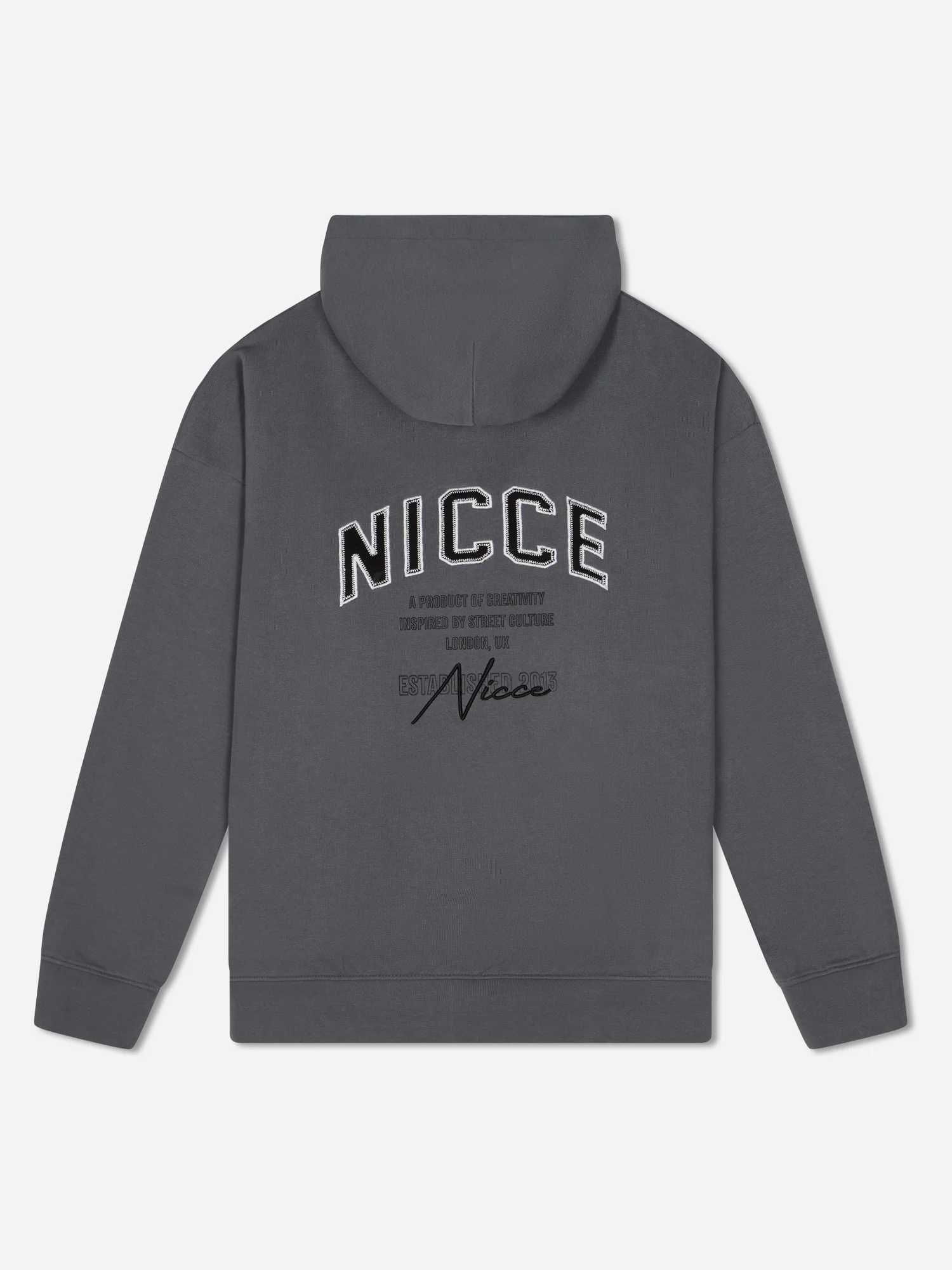 NICCE Mens Elevate Zip Thru Hoodie | Graphite - Image 10