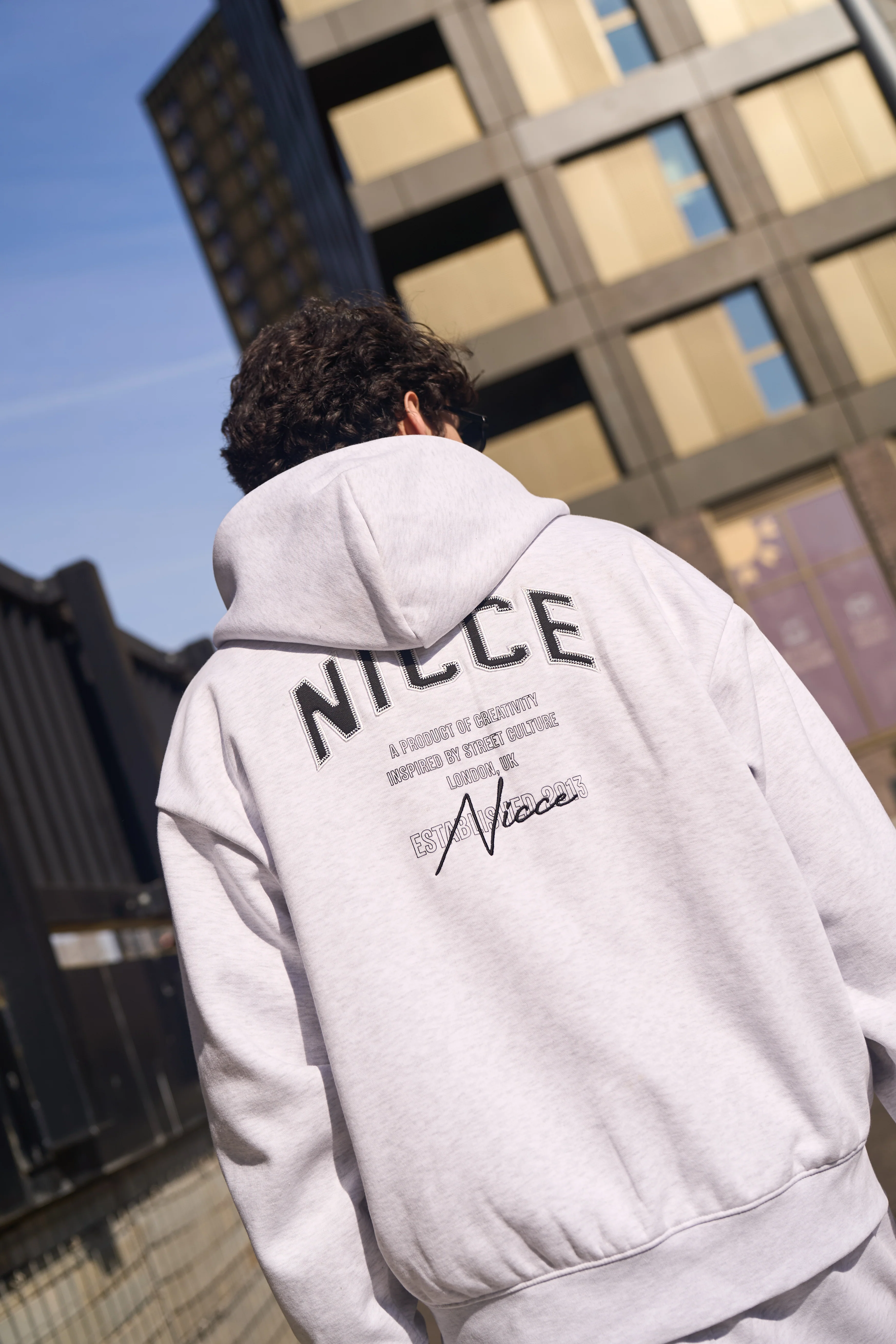 NICCE Mens Elevate Zip Thru Hoodie | Grey Marl