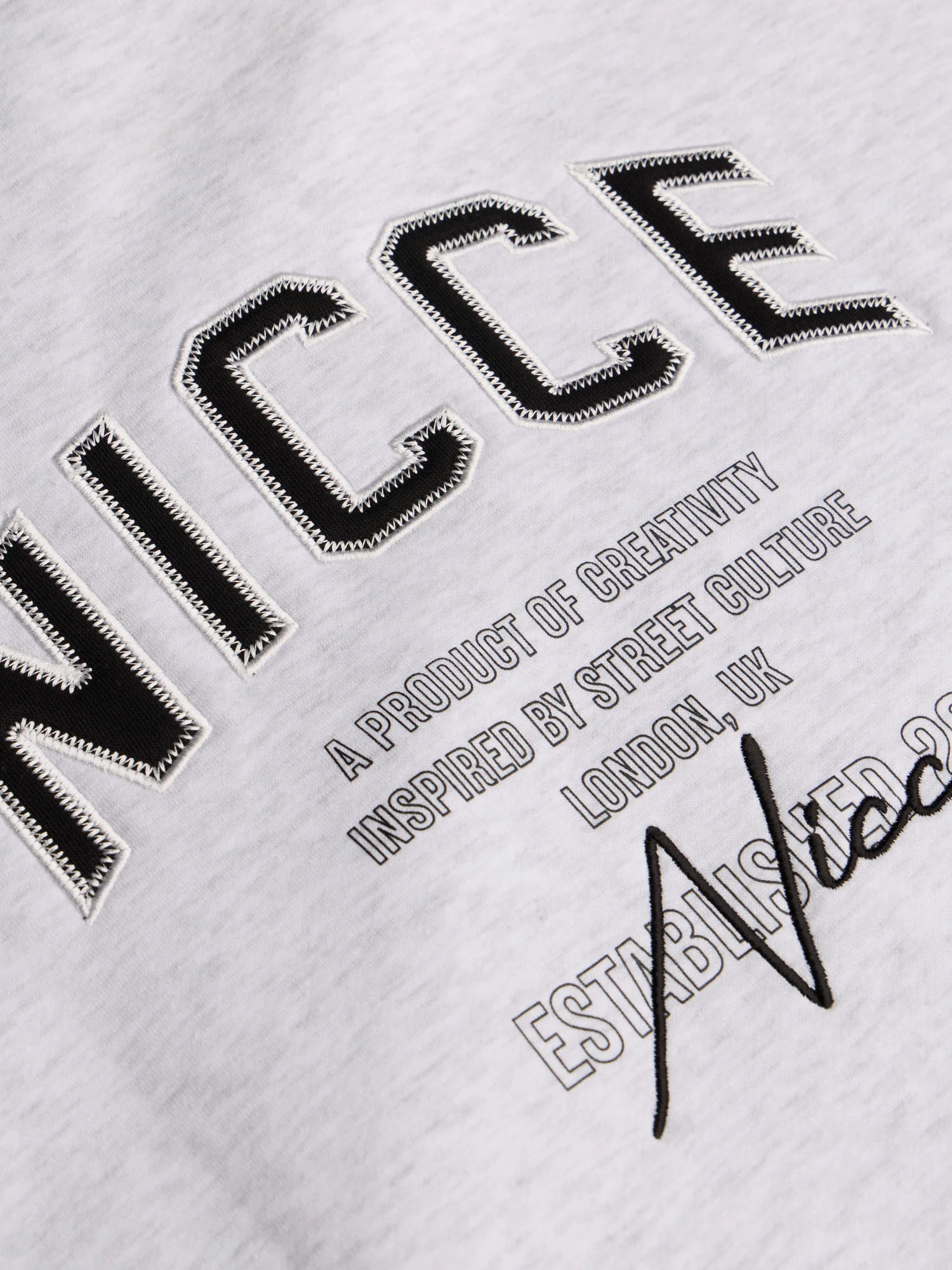 NICCE Mens Elevate Zip Thru Hoodie | Grey Marl - Image 15