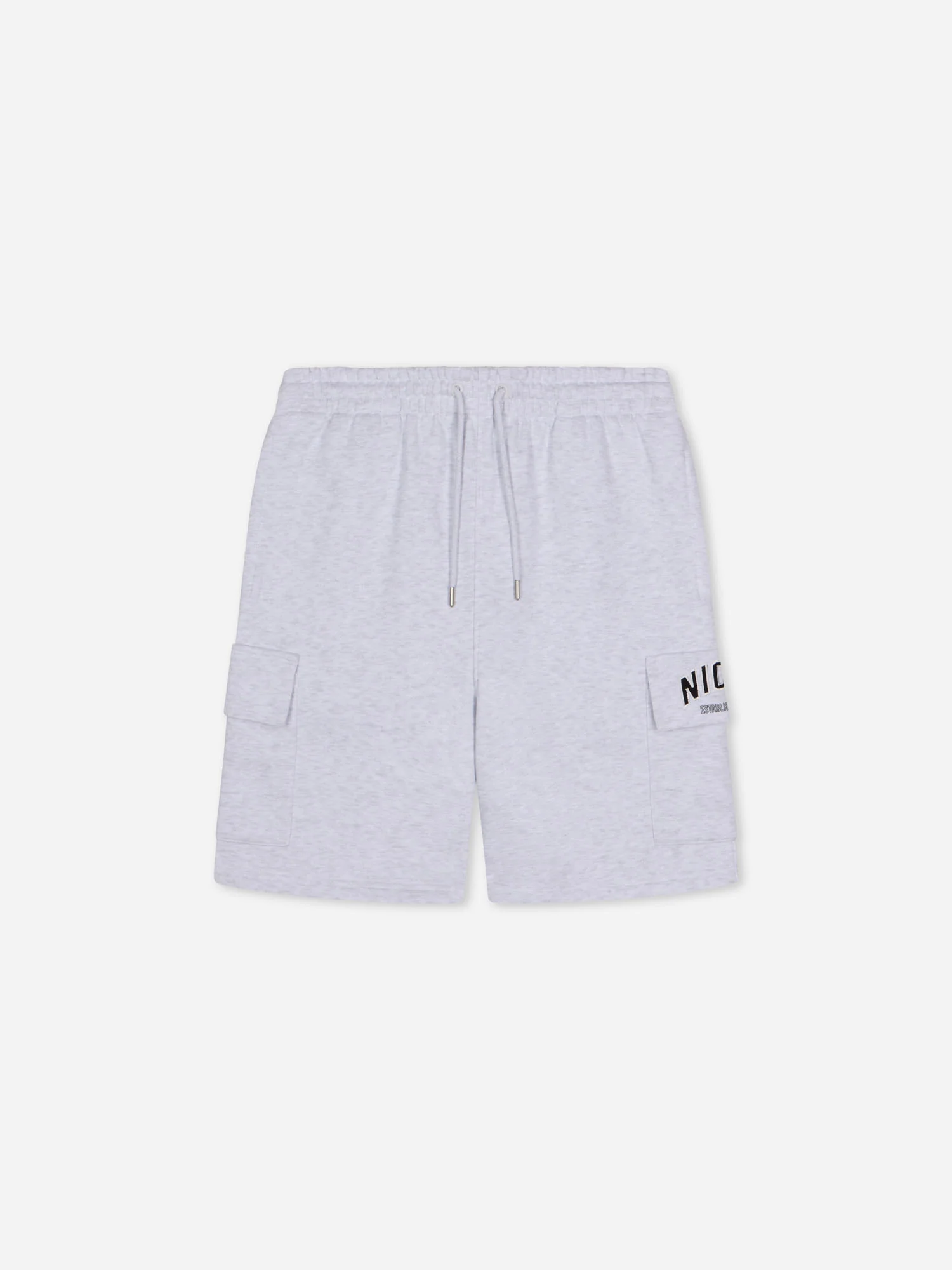 NICCE Mens Elevate Zip Thru Hoodie & Shorts Set | Grey Marl - Image 23