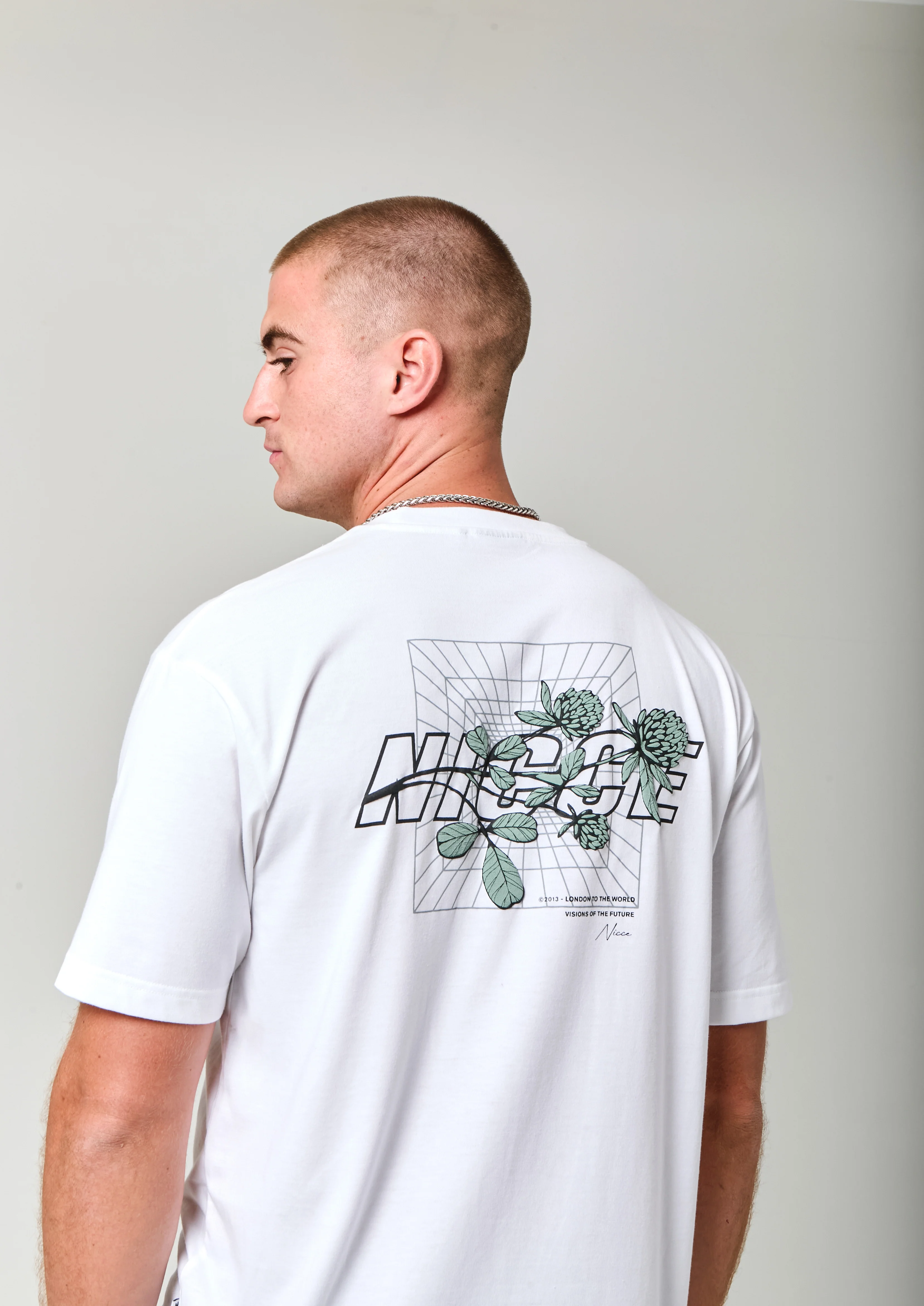 NICCE Mens Essence T-Shirt | White