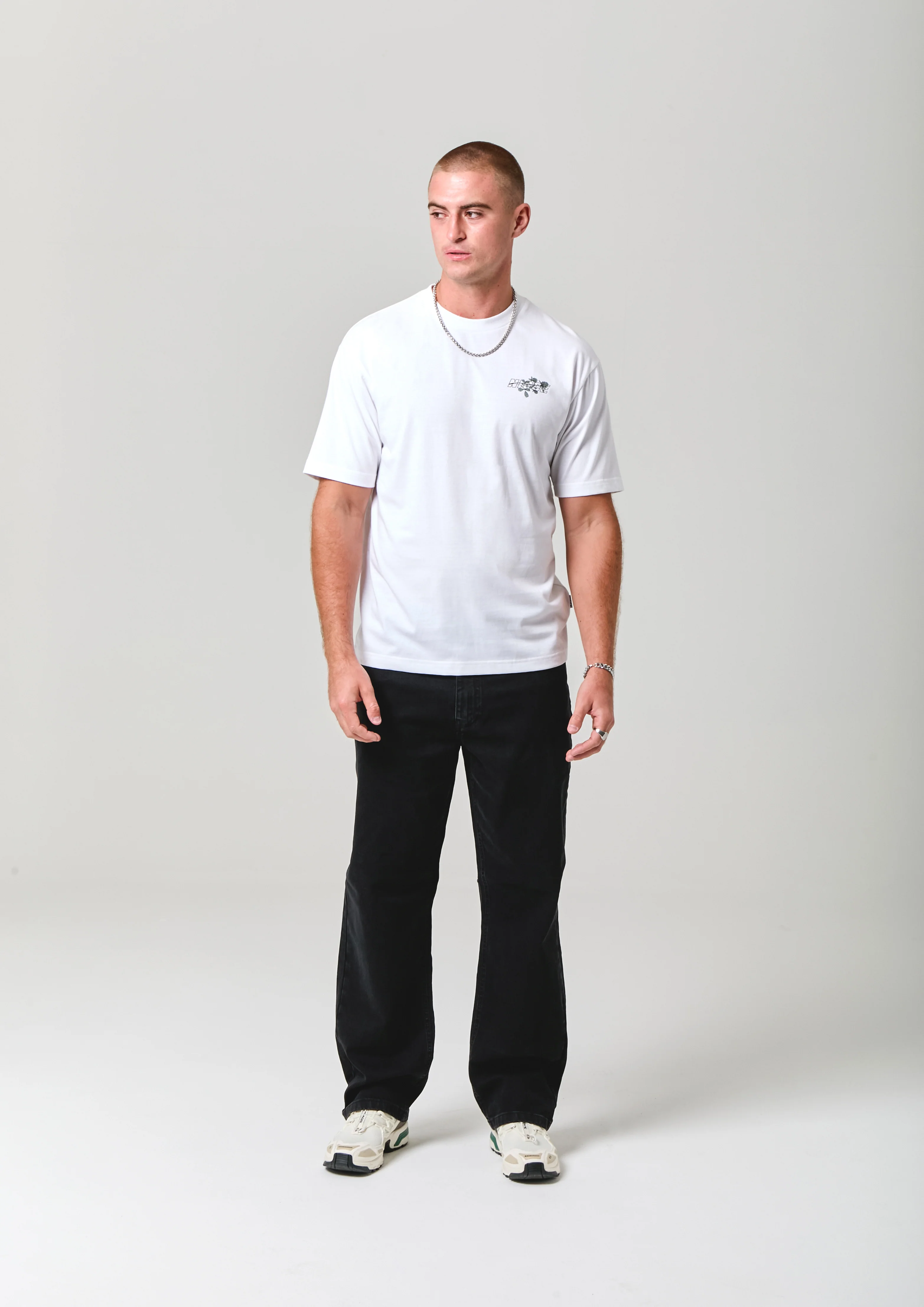 NICCE Mens Essence T-Shirt | White - Image 3