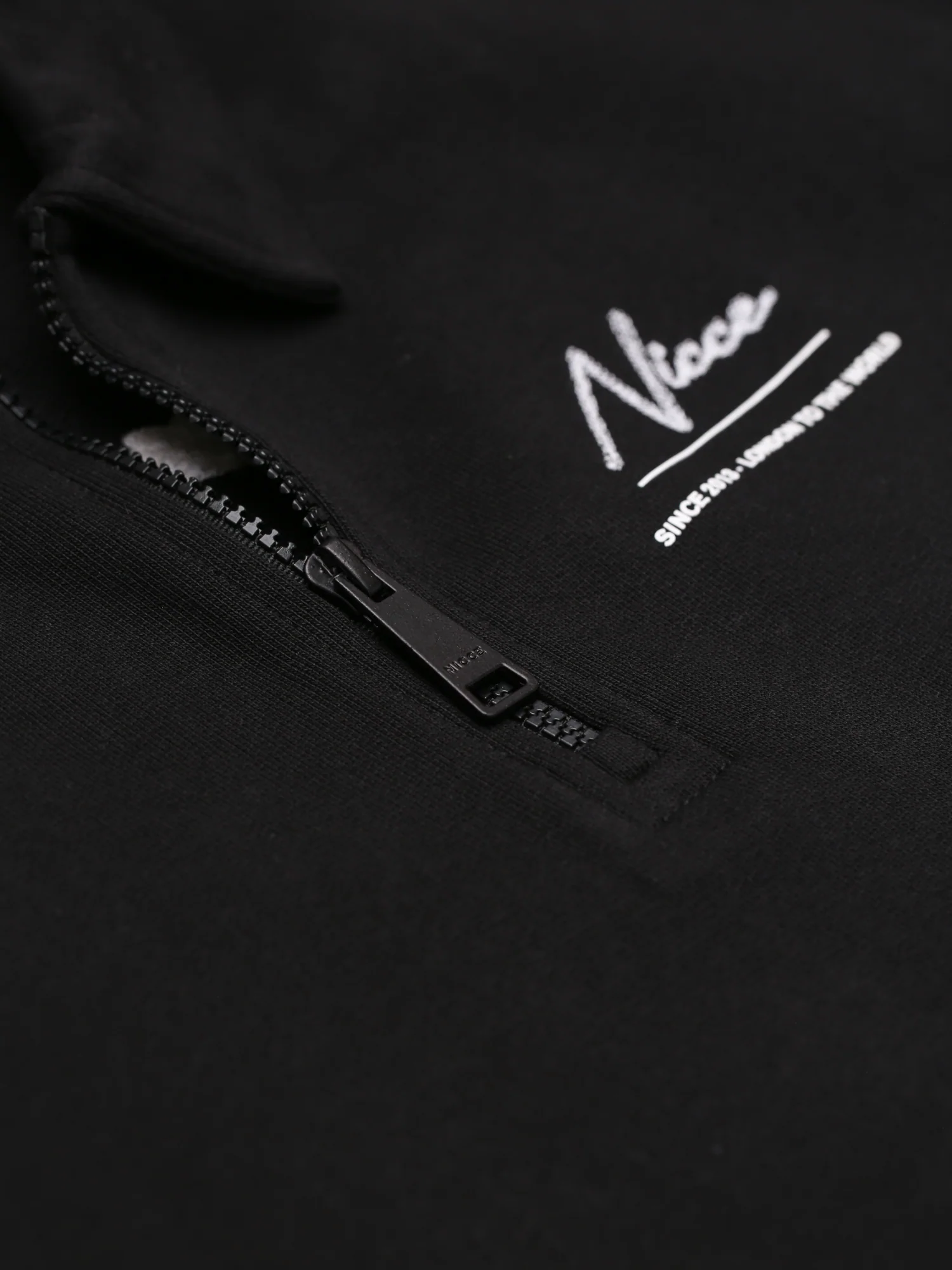 NICCE Mens Exalt 1/4 Zip Sweat | Black - Image 7