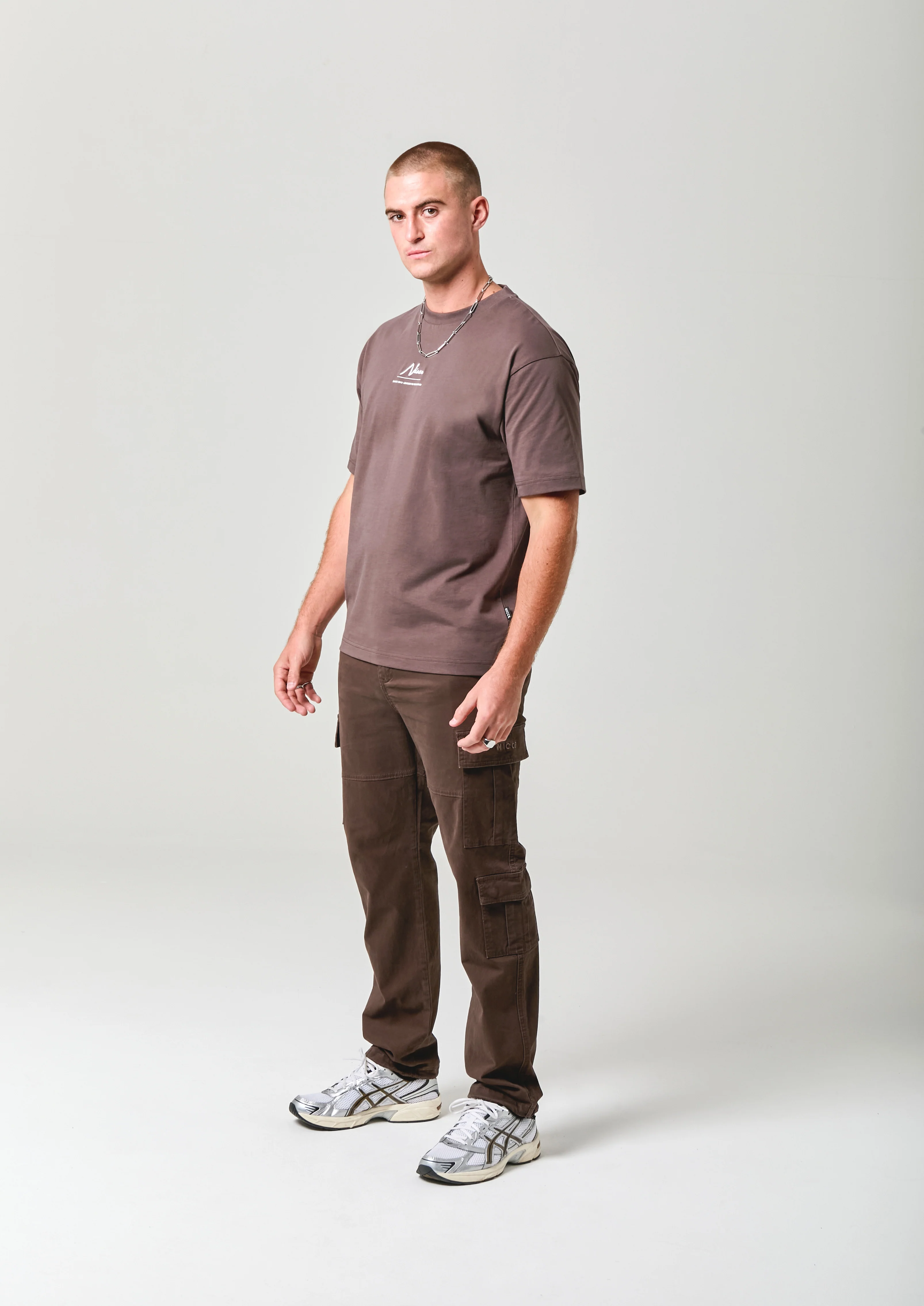 NICCE Mens Exalt T-Shirt | Brown - Image 3