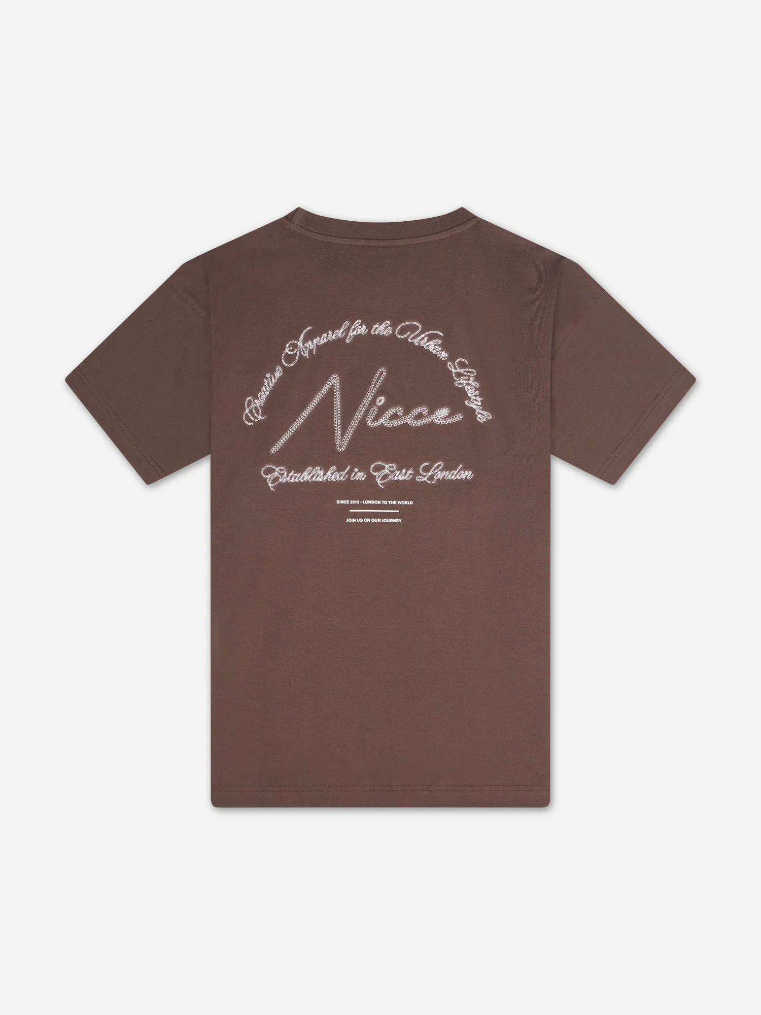 NICCE Mens Exalt T-Shirt | Brown - Image 7