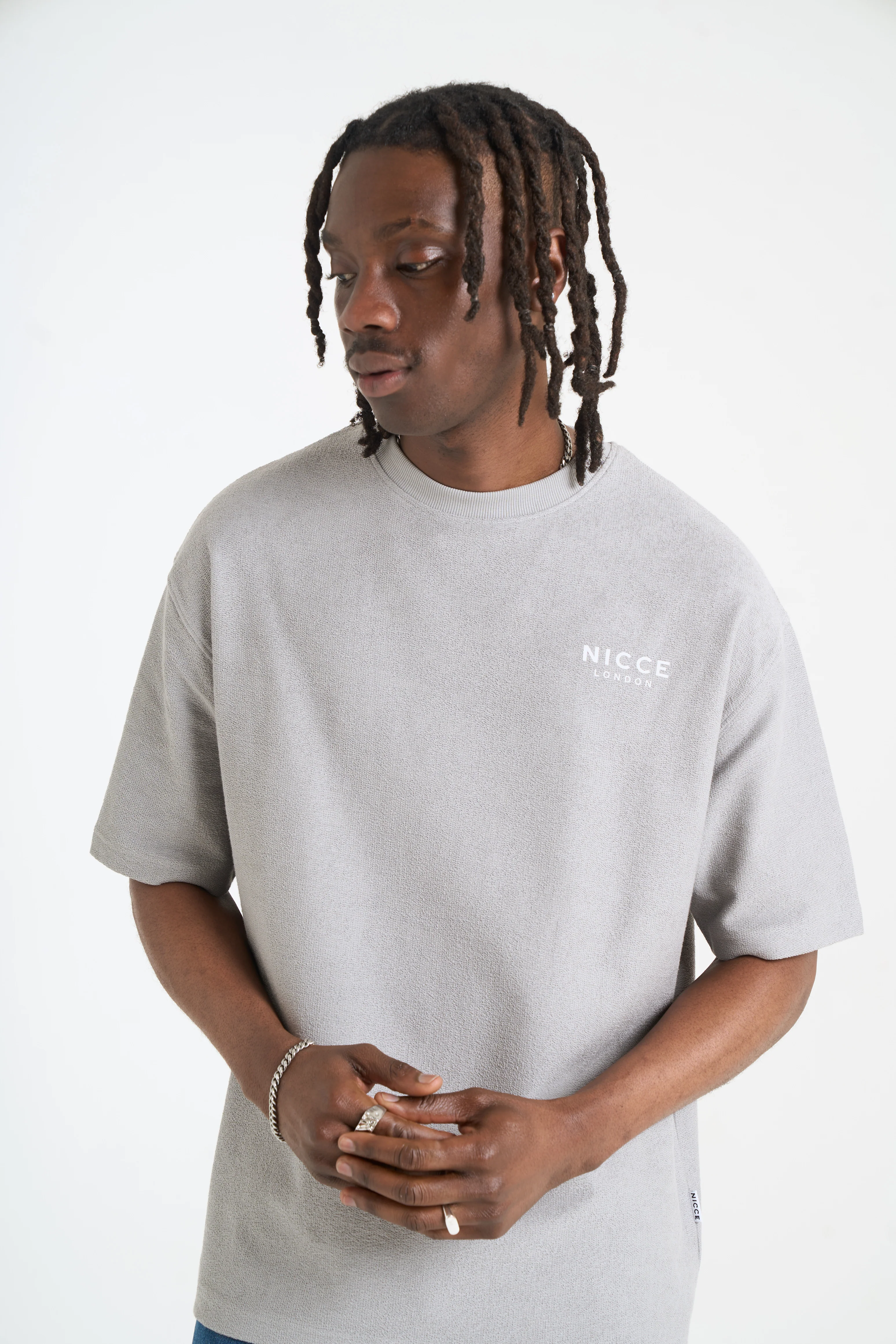 NICCE Mens Flavur T-Shirt | Circular Grey - Image 2