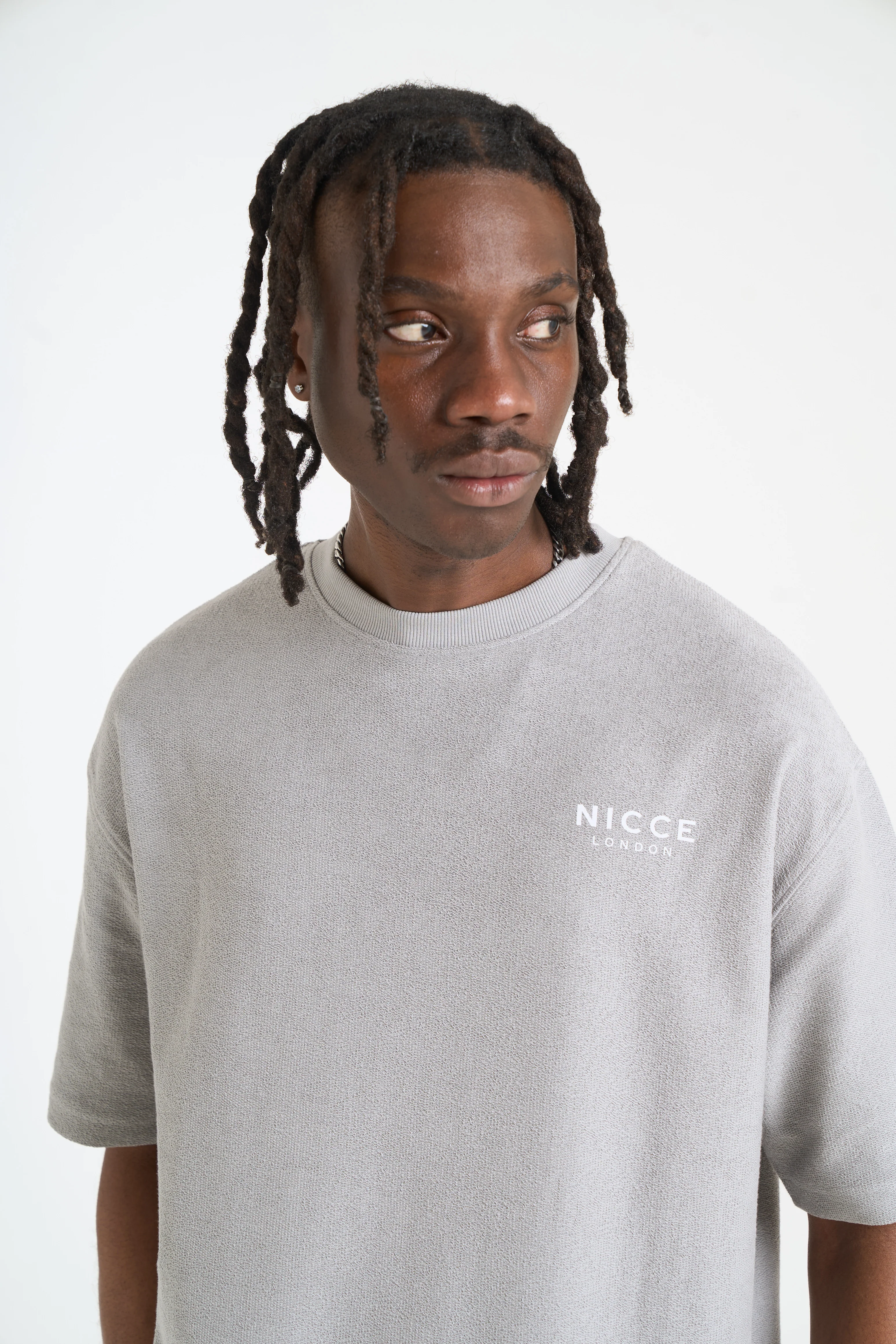 NICCE Mens Flavur T-Shirt | Circular Grey - Image 3