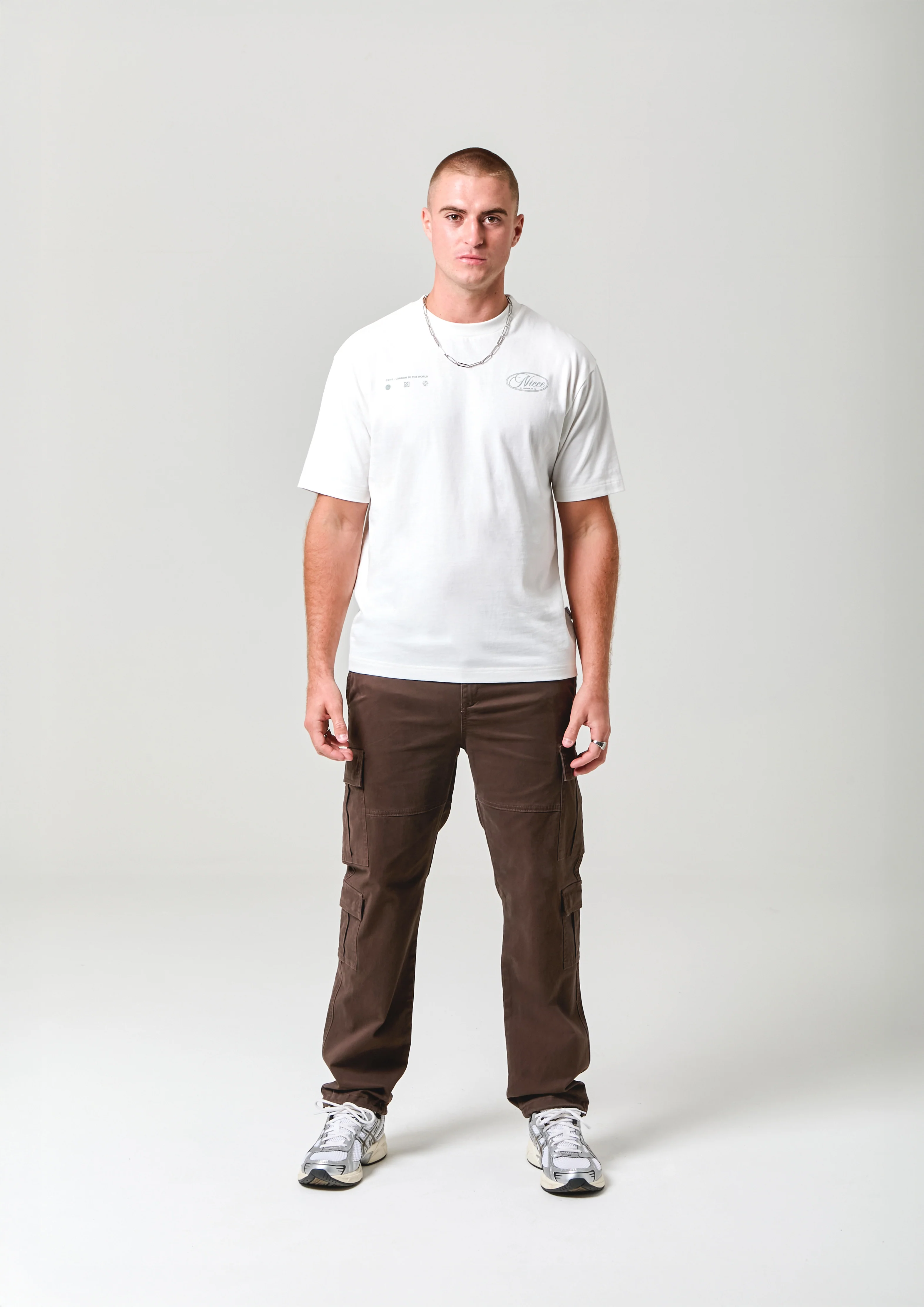 NICCE Mens Grant T-Shirt | Off White - Image 3