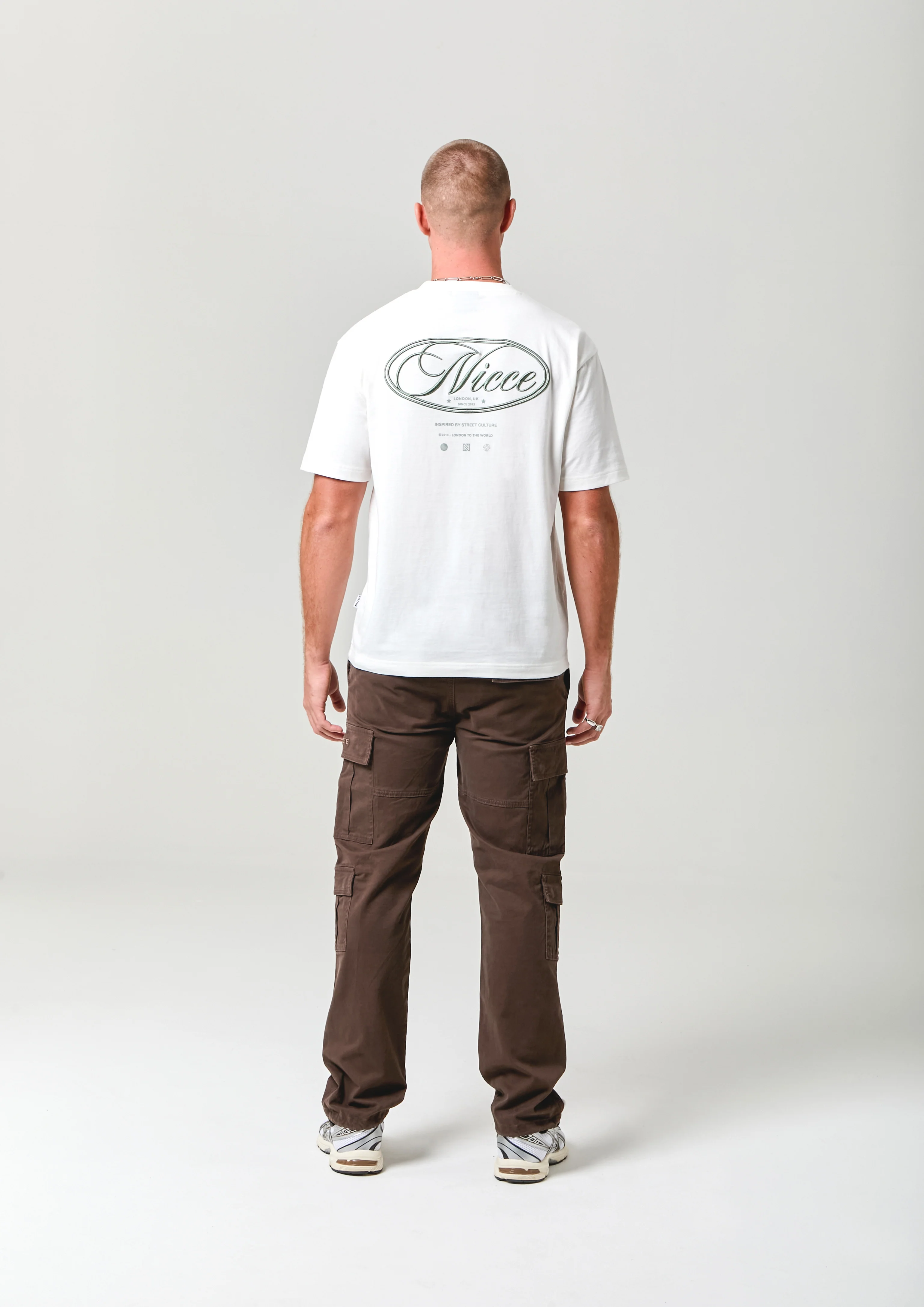 NICCE Mens Grant T-Shirt | Off White - Image 4