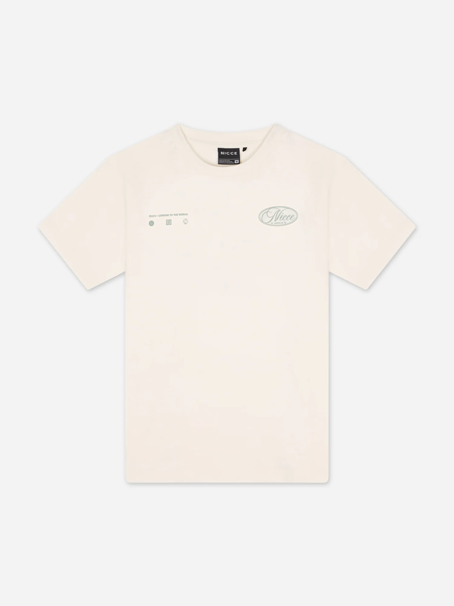NICCE Mens Grant T-Shirt | Off White - Image 5