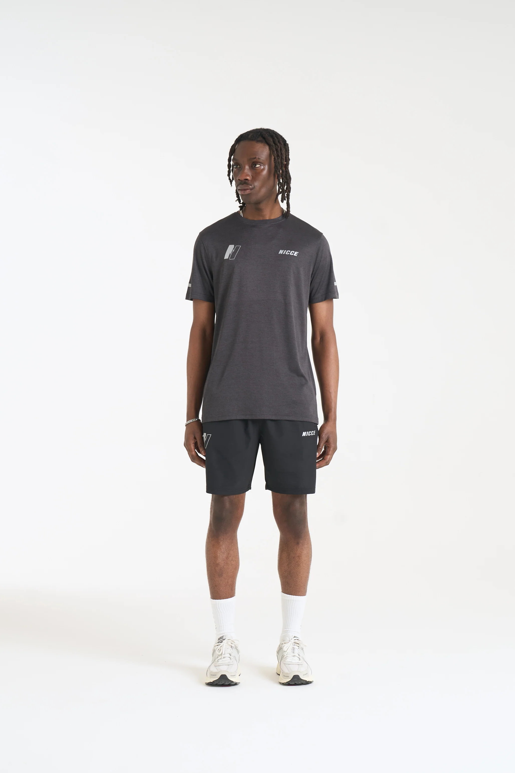 NICCE Mens Petelo Running Shorts | Black - Image 5