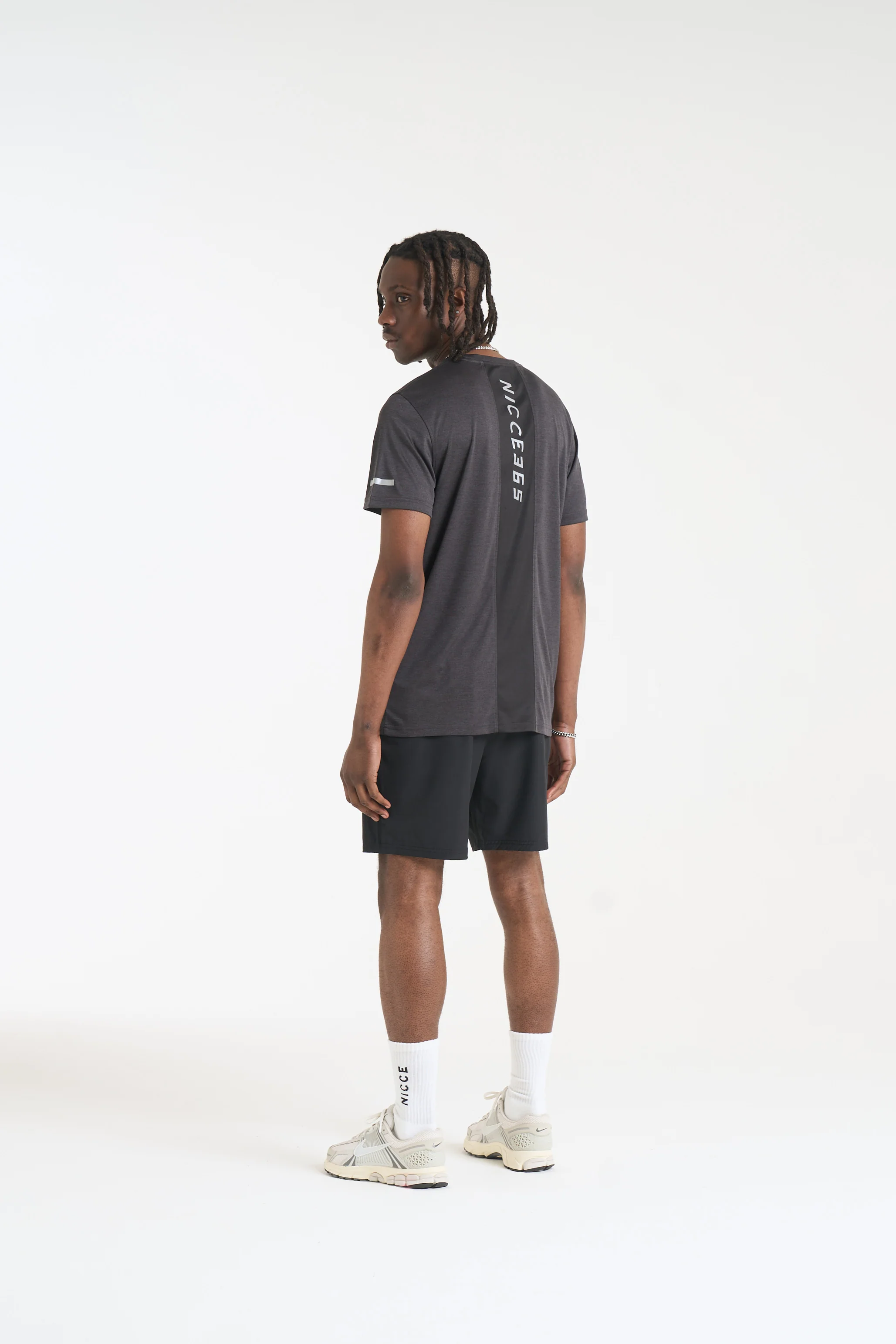 NICCE Mens Petelo Running Shorts | Black - Image 6