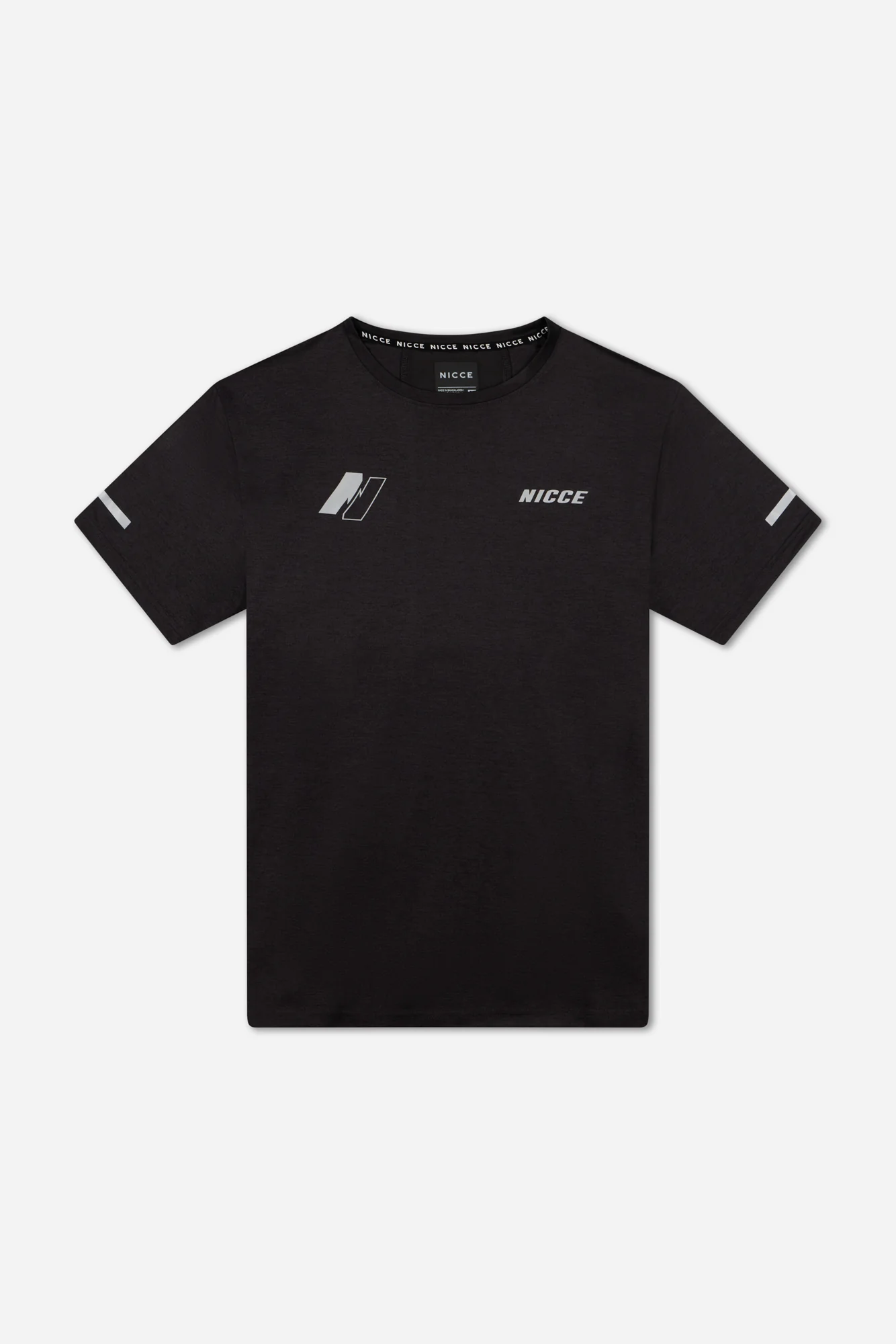NICCE Mens Gripper T-Shirt & Petelo Shorts | Black - Image 7