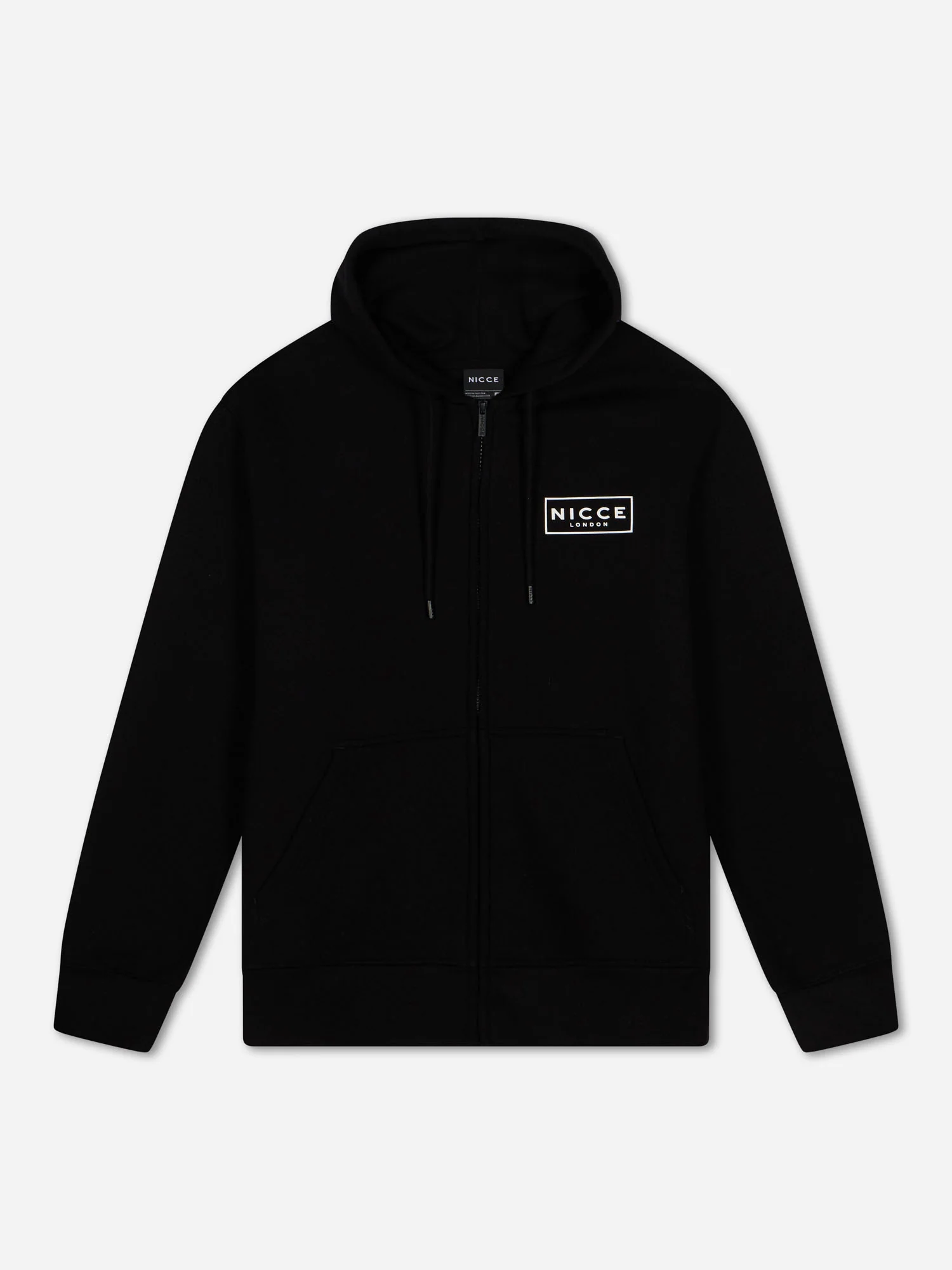 NICCE Mens Hontell Hoodie & Avensi Shorts Set | Black - Image 5