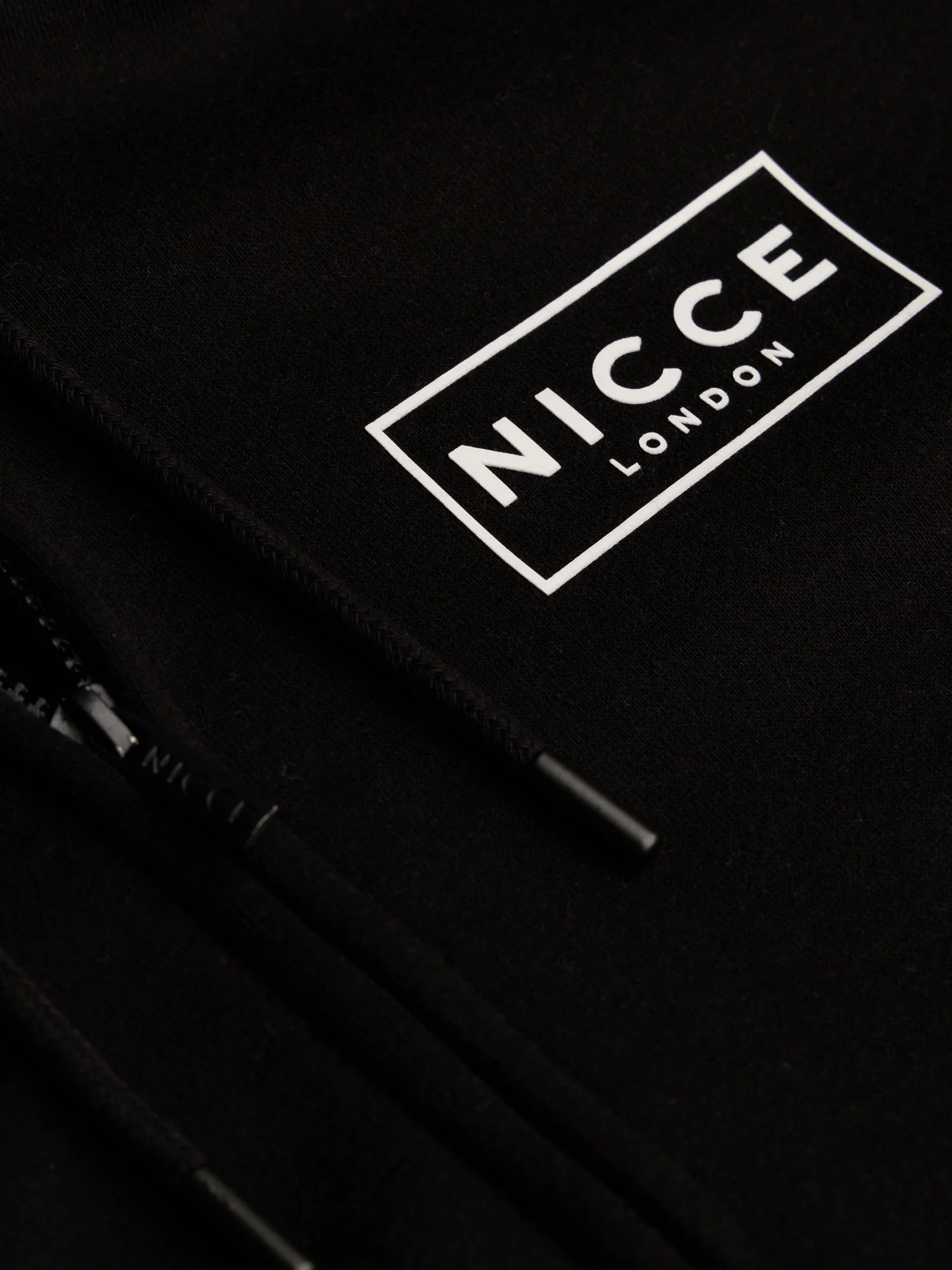 NICCE Mens Hontell Hoodie & Avensi Shorts Set | Black - Image 7