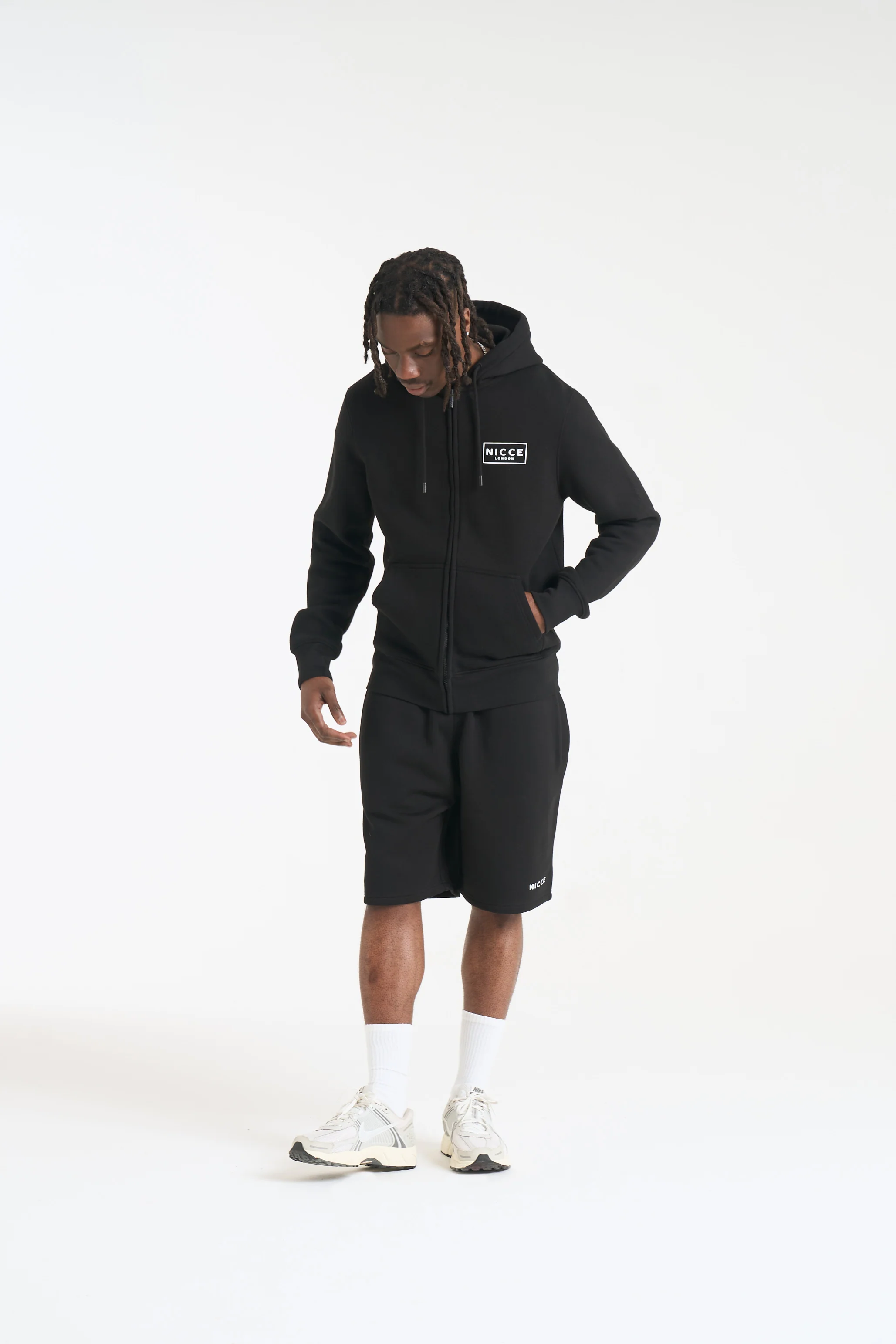 NICCE Mens Hontell Hoodie | Black - Image 3