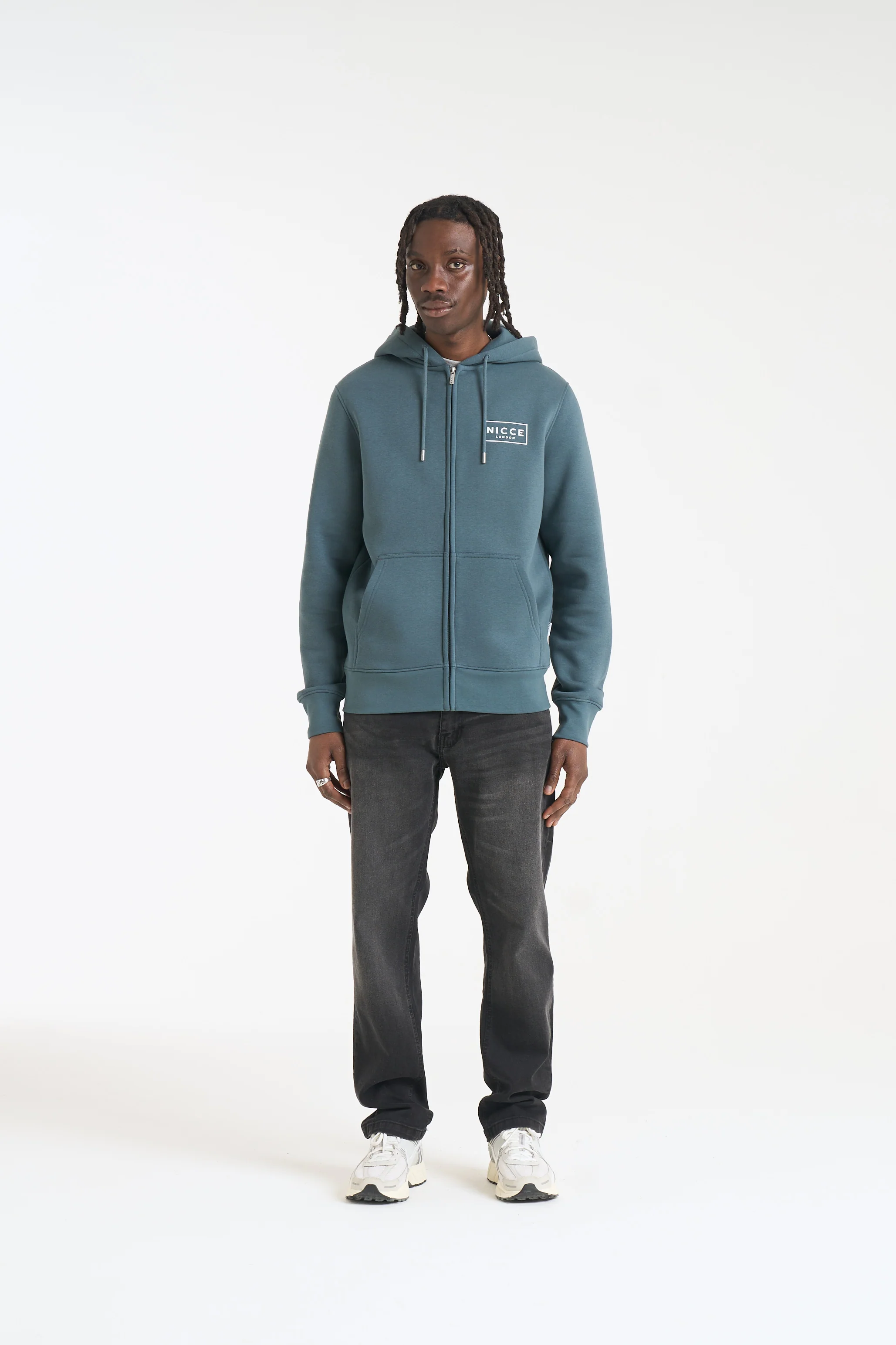 NICCE Mens Hontell Hoodie | Future Grey - Image 5